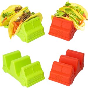 Soporte para tacos para camiones (paquete de 4)  Divertida fiesta de martes de tacos para niños y adultos  Regalo perfecto de cumpleaños, Navidad y Soporte para tacos para camiones (paquete de 4)  Divertida fiesta de martes de tacos para niños y adultos  Regalo perfecto de cumpleaños, Navidad y