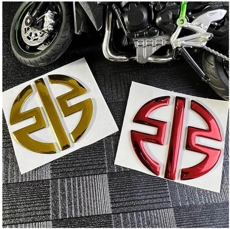 Calcomanías 3D de emblema de motocicleta para Kawasaki Z90 H2 Ninja H2R z125 Z250 Z300 Z400 z650 z750 Z900 Z800 (color dorado)