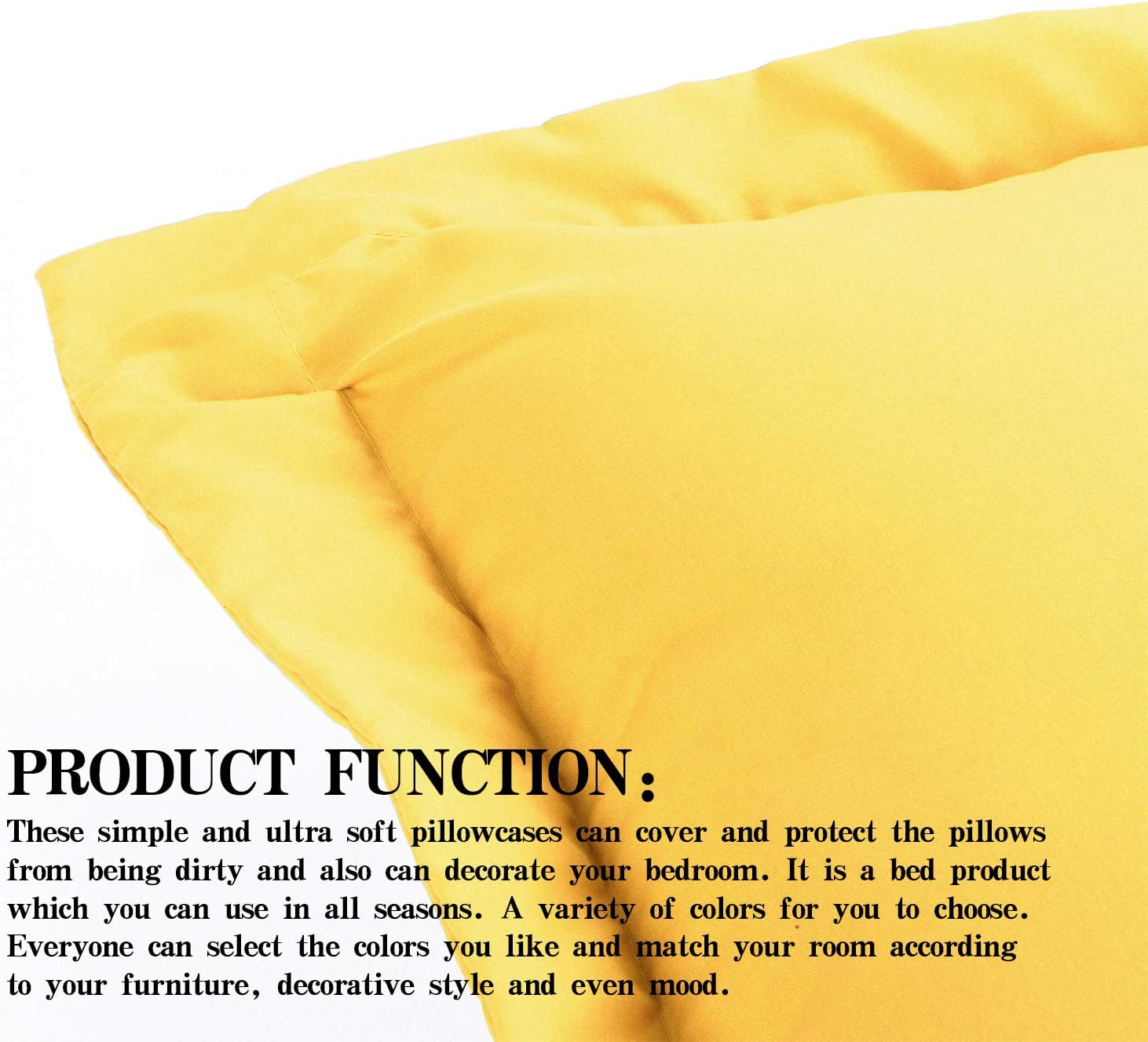 NTBAY Juego de 2 fundas de almohada 100 % microfibra cepillada, suaves y acogedoras, no se arruga ni decolora y resiste a las manchas, 20 x 30