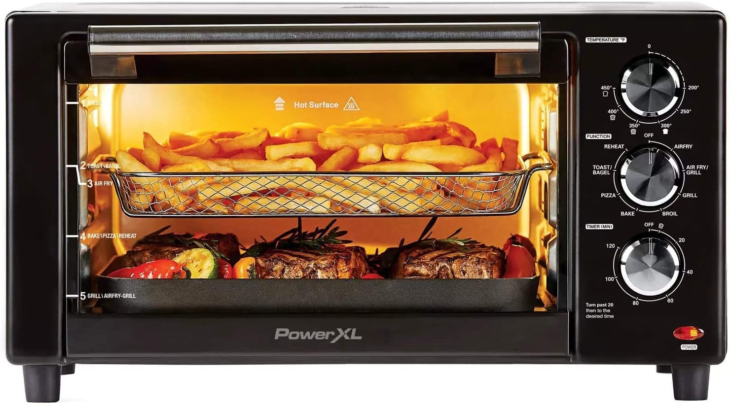PowerXL Parrilla para freidora de aire 7 en 1