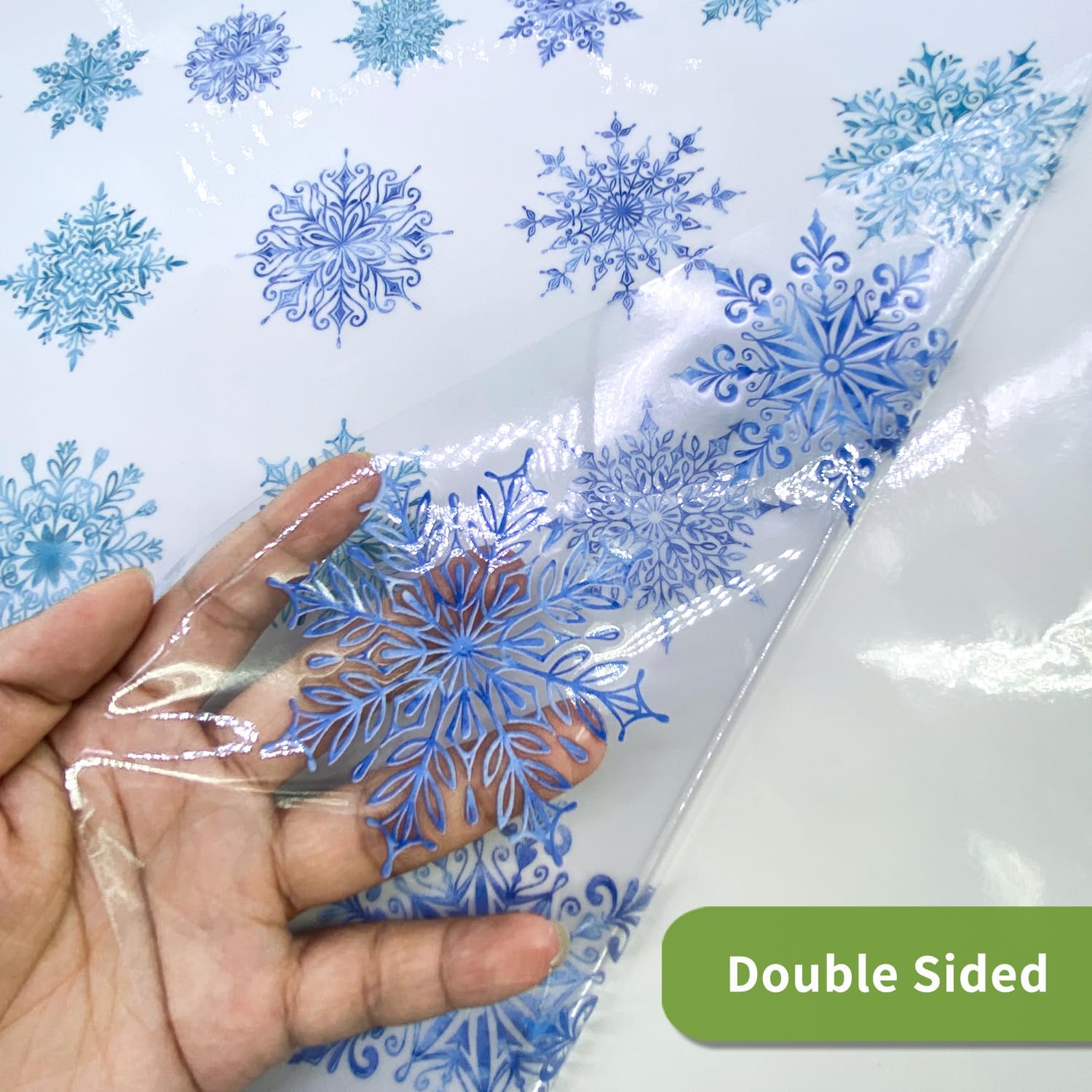 funlife Película de doble cara para ventana de vitral, película reutilizable de adherencia estática para ventana, calcomanía de animales del bosque