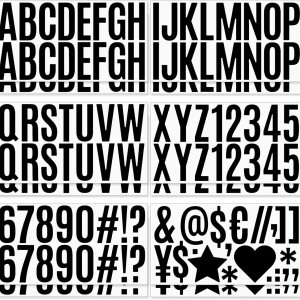 12 hojas de calcomanías de letras, kit de números de letras de vinilo autoadhesivas de 2.5 pulgadas, calcomanías negras para buzón de correo, aula, 12 hojas de calcomanías de letras, kit de números de letras de vinilo autoadhesivas de 2.5 pulgadas, calcomanías negras para buzón de correo, aula,