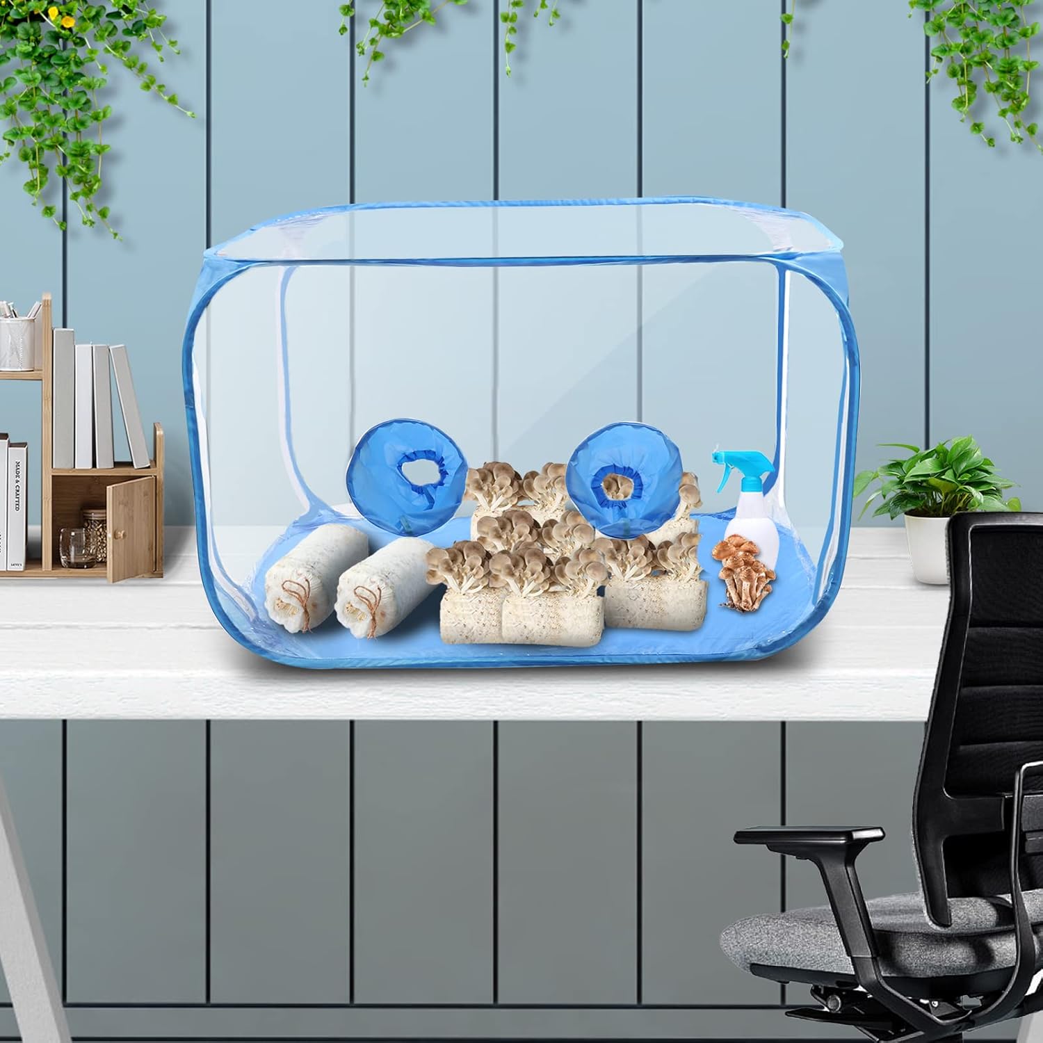 Still Air Box, kit de cultivo de hongos, caja de aire portátil compacta para amantes de los hongos, cámara de fructificación de hongos para