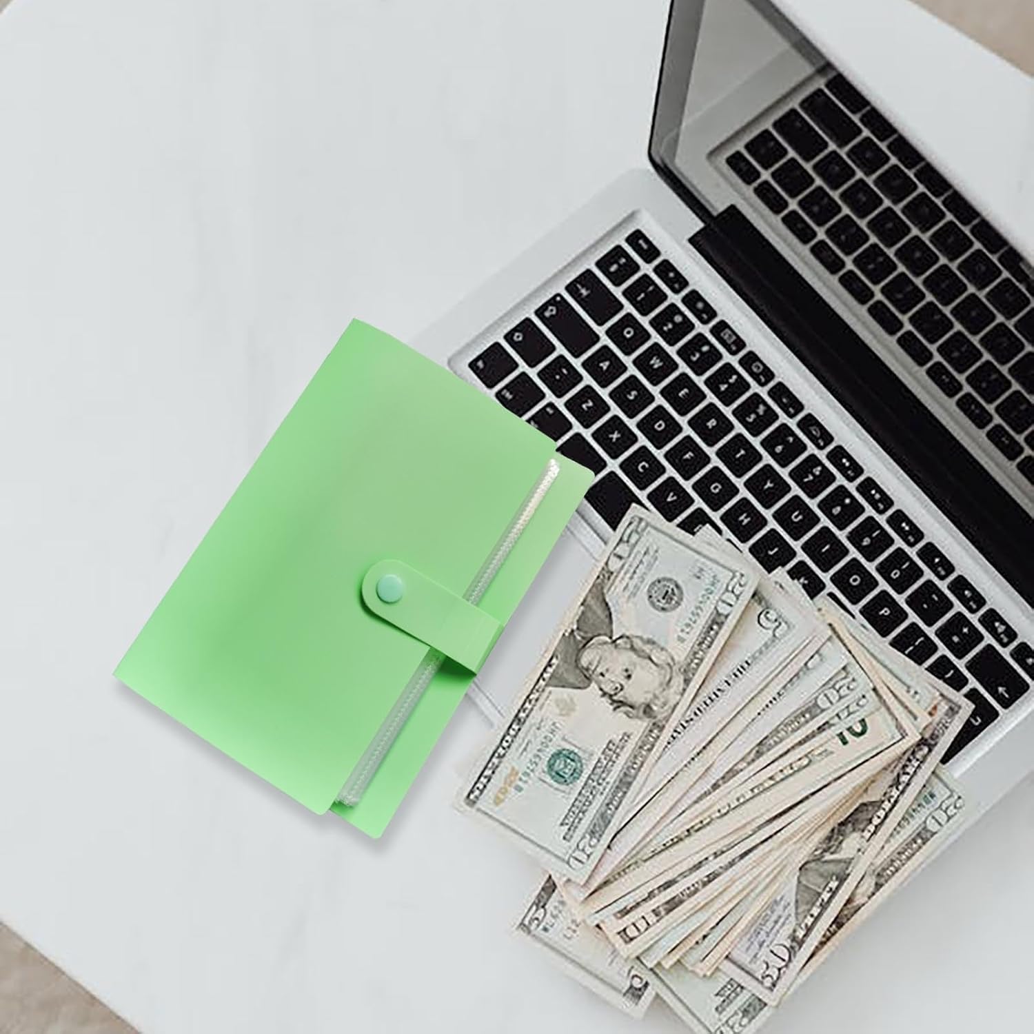 Carpeta de ahorro de dinero, 50 páginas fundas transparentes para monedas, titulares de billetes protector de dinero para billetes conmemorativos,