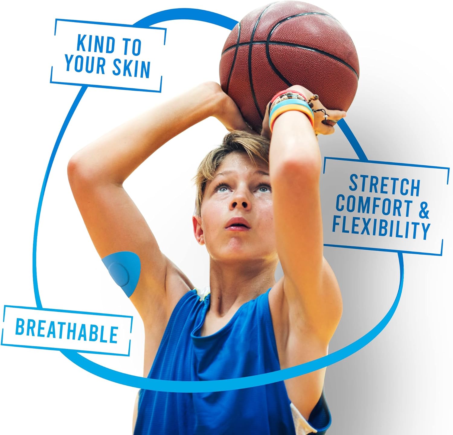 Not Just A Patch CGM Parches de sensor para sensores libres y Medtronic (paquete de 20)  Resistente al agua y duradero durante 10-14 días  Cubiertas