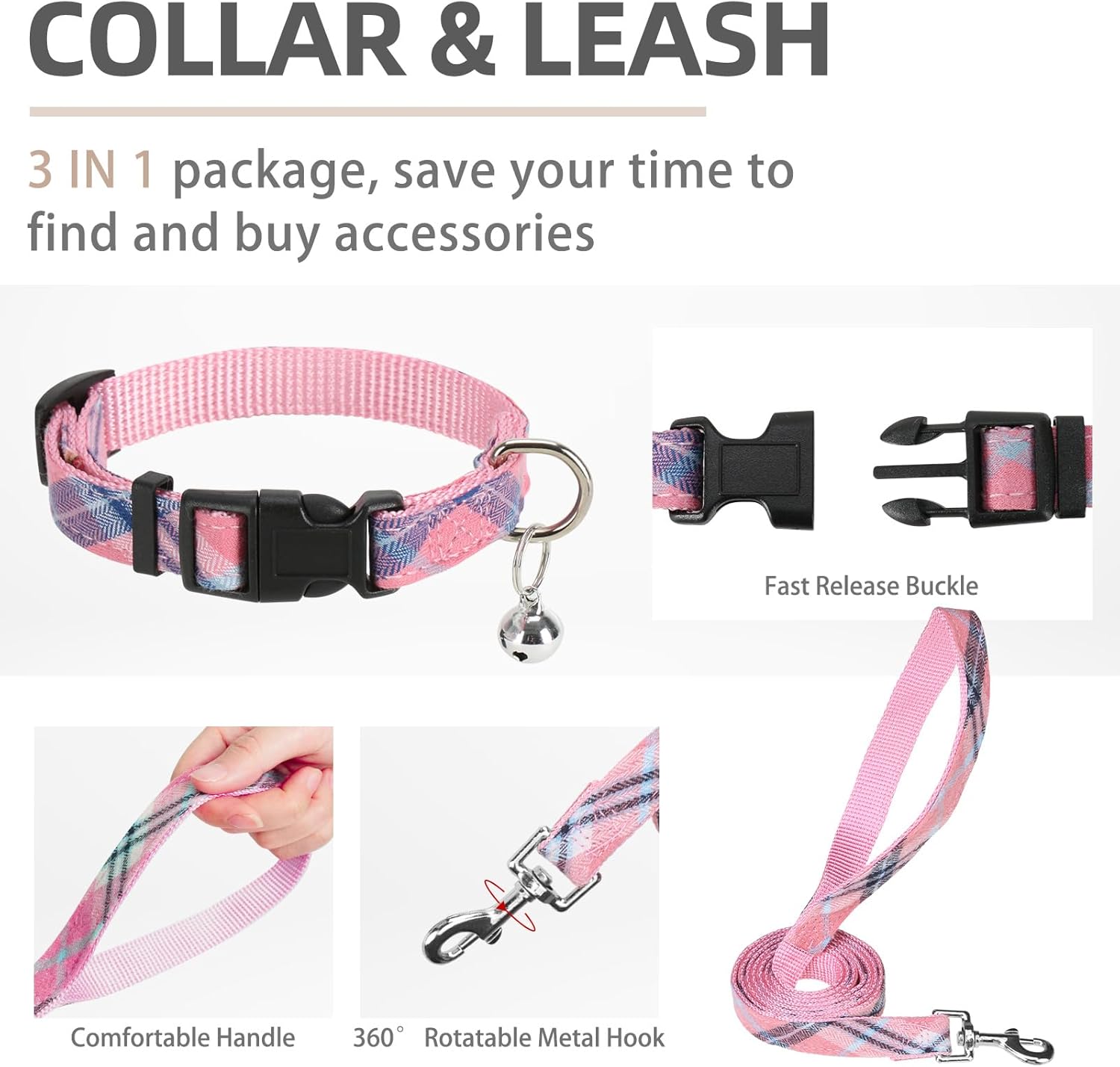 PUPTECK – Arnés y correa ajustable, sin tirones, para perro pequeño y mediano, cachorros y gatos, adiestramiento y paseo al aire libre, chaleco