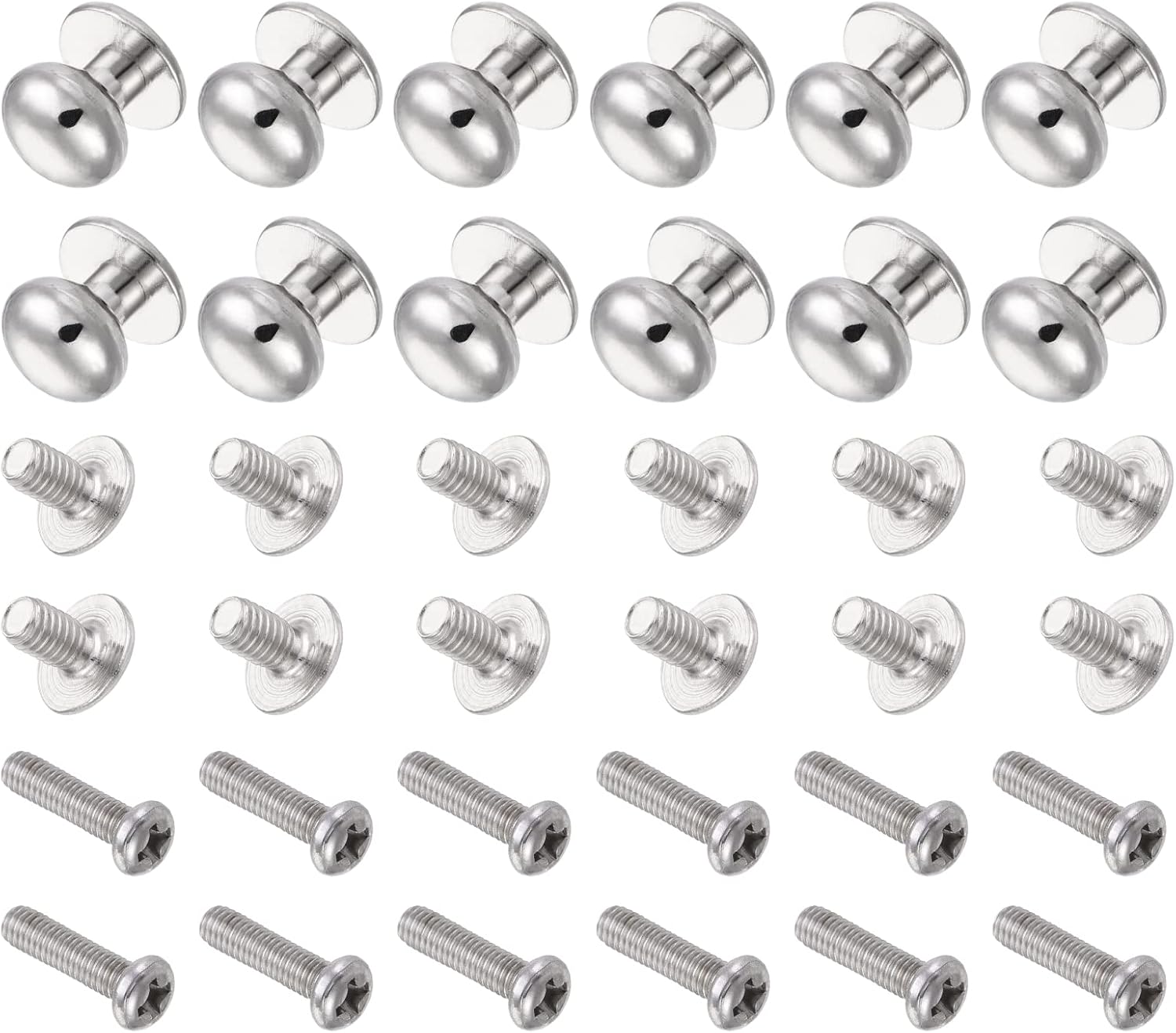 Mini tiradores de cajón (0.472 in0.47 pulgadas), 24 unidades, mini pomos de cabeza redonda de aleación de zinc con tornillos, para manija de cajón