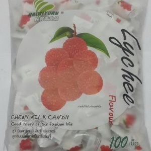 Chewy Milk Candy Lichi Sabor Asiático Tropical Agridulce 100 Psc, 380 G Chewy Milk Candy Lichi Sabor Asiático Tropical Agridulce 100 Psc, 380 G