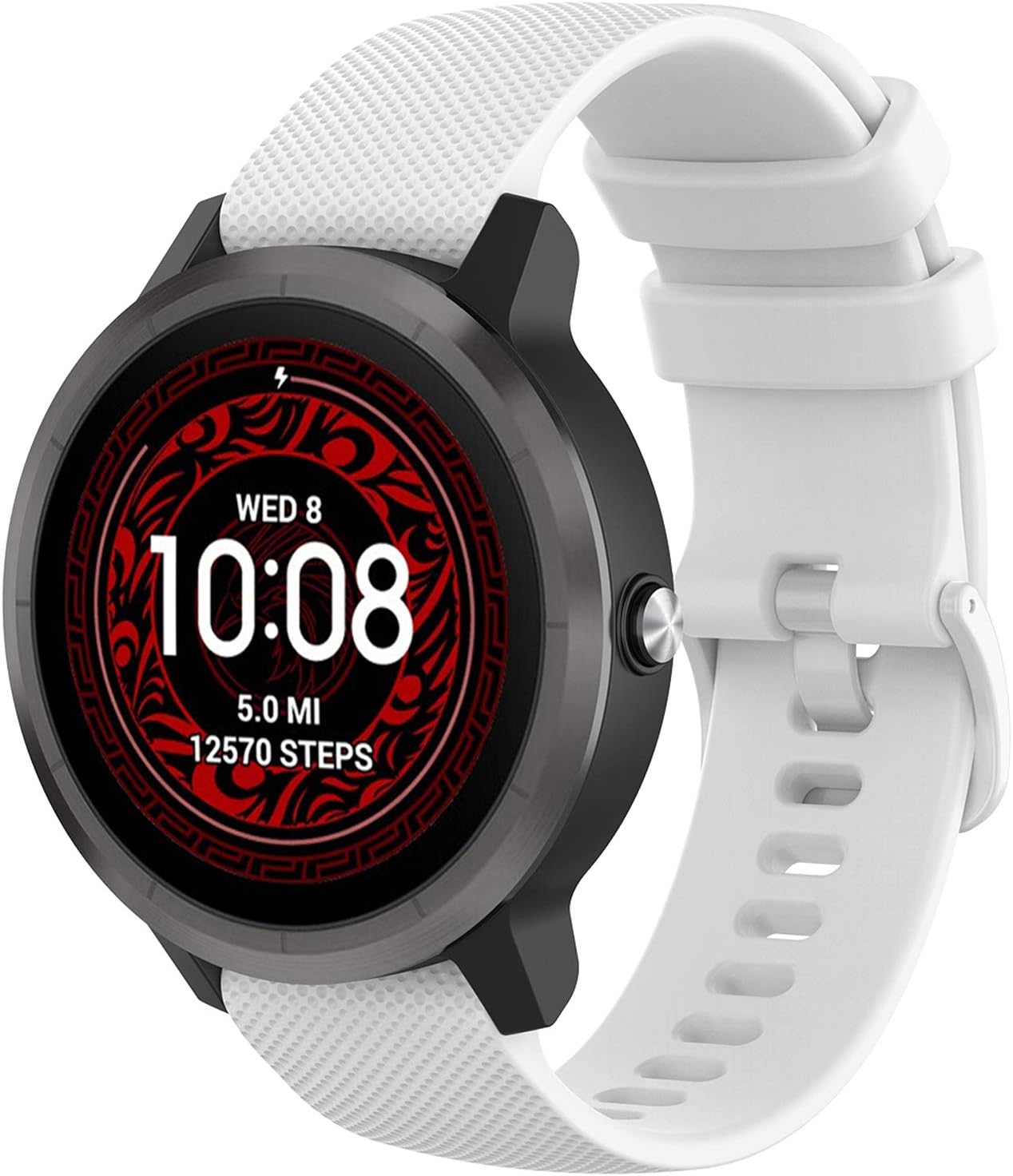 Correa de reloj Garmin Approach S40 S12 S42 para mujeres y hombres, correa de repuesto de silicona de liberación rápida de 0.787 pulgadas para