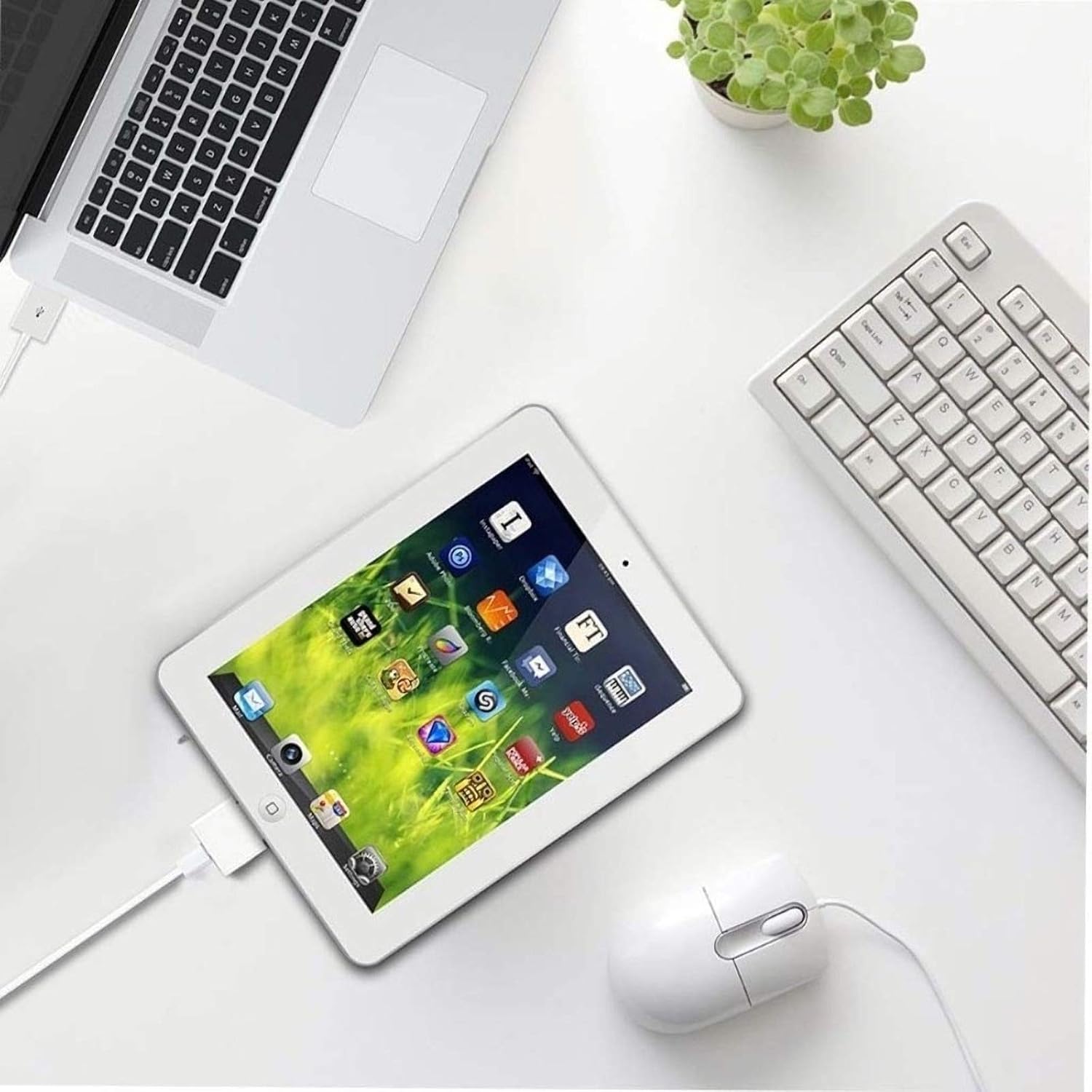 ROSYCLO - Adaptador Lightning de 30 pines a Lightning con certificación MFi de 8 pines hembra a 30 pines conector de base macho de 30 pines - Imagen 7