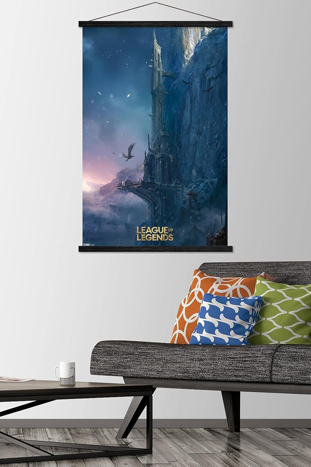 Trends International League of Legends – Póster de pared con marco magnético