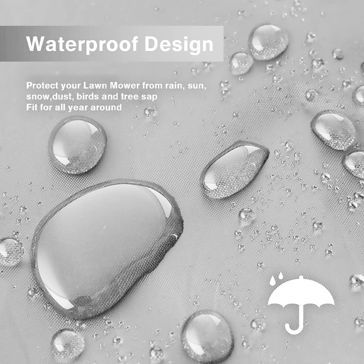 Fundas para muebles de patio, impermeables, para exteriores, tela Oxford 600D, fundas de sofá rectangulares, resistentes a la intemperie, para