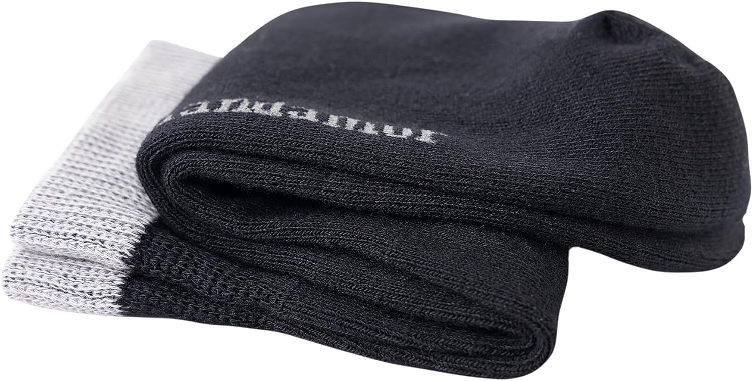 Yomandamor 6 pares de calcetines de tobillo para diabéticos para mujer, sin costuras, sin costuras, 9-11