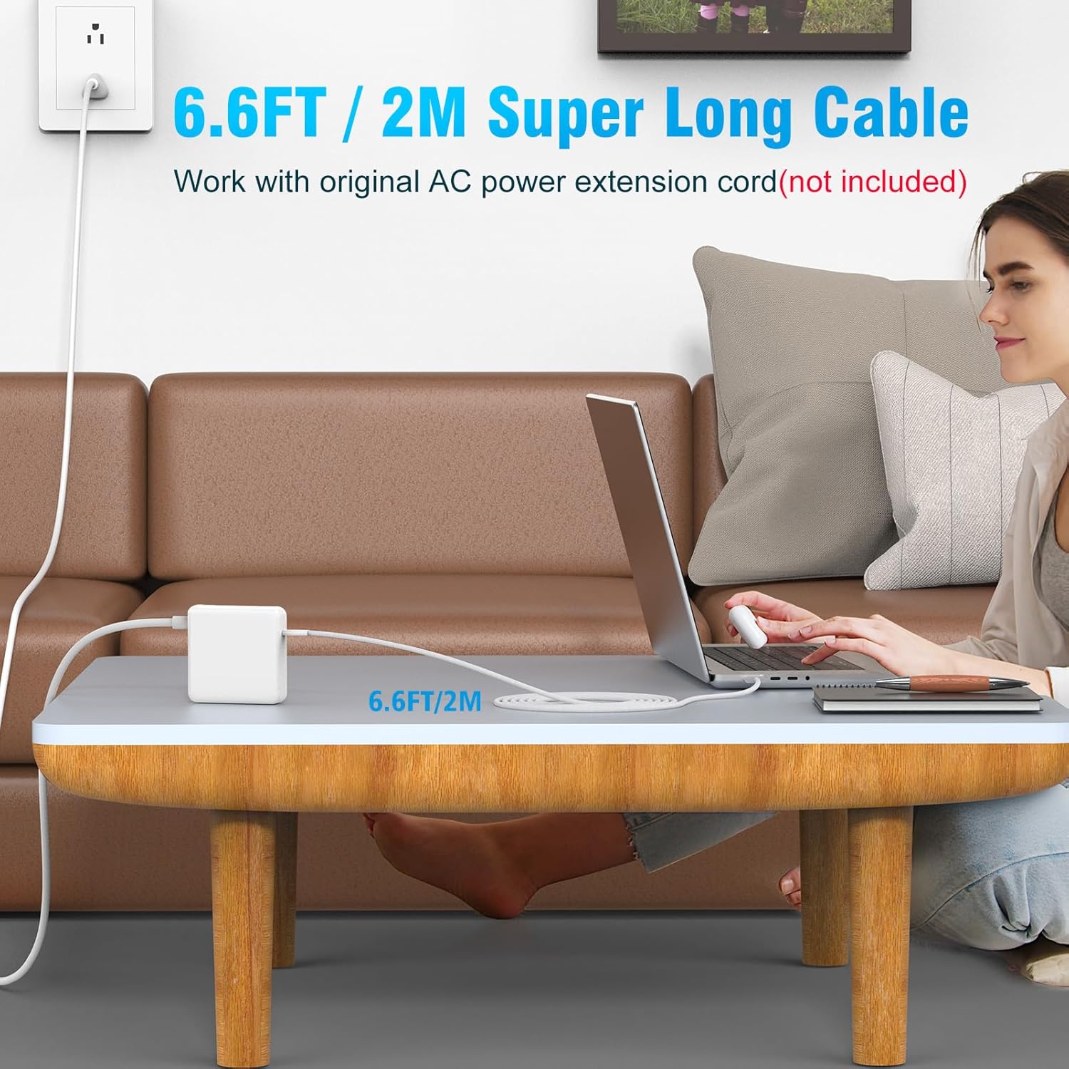 Cargador para MacBook Pro 14 de 16 pulgadas 2022 2021 M2 M1, 2022 2023 M2 MacBook Air 13 de 15 pulgadas, adaptador de corriente USB C de 96 W70 W,
