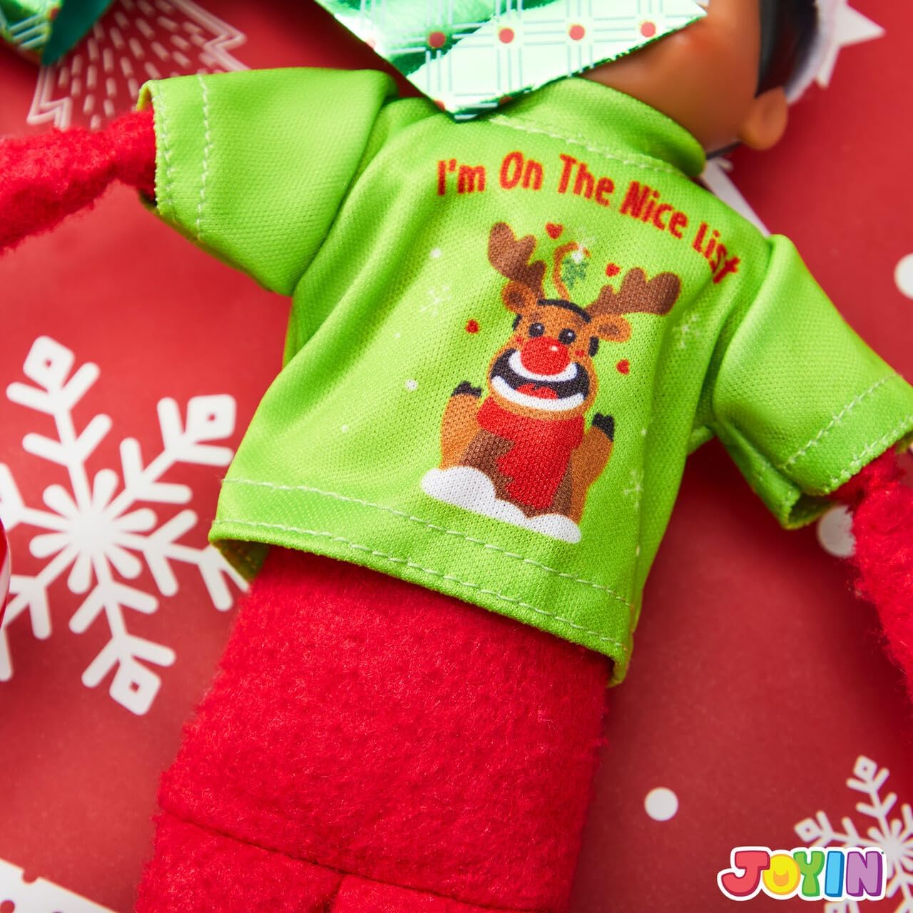 JOYIN 4 paquetes de ropa de Navidad para muñeca, elegante conjunto de ropa de muñeca, decoraciones navideñas y especiales de vacaciones