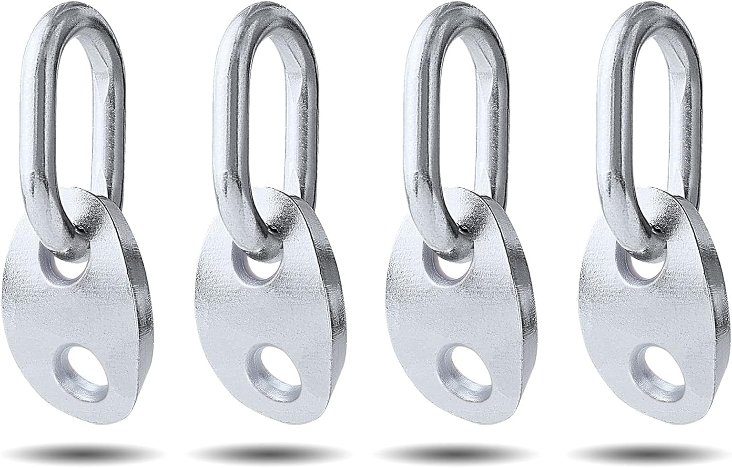 Juego de 4 soportes de elevación 7100, 5,500 libras de capacidad para motor de soporte de elevación para uso con niveladores de carga y eslingas de