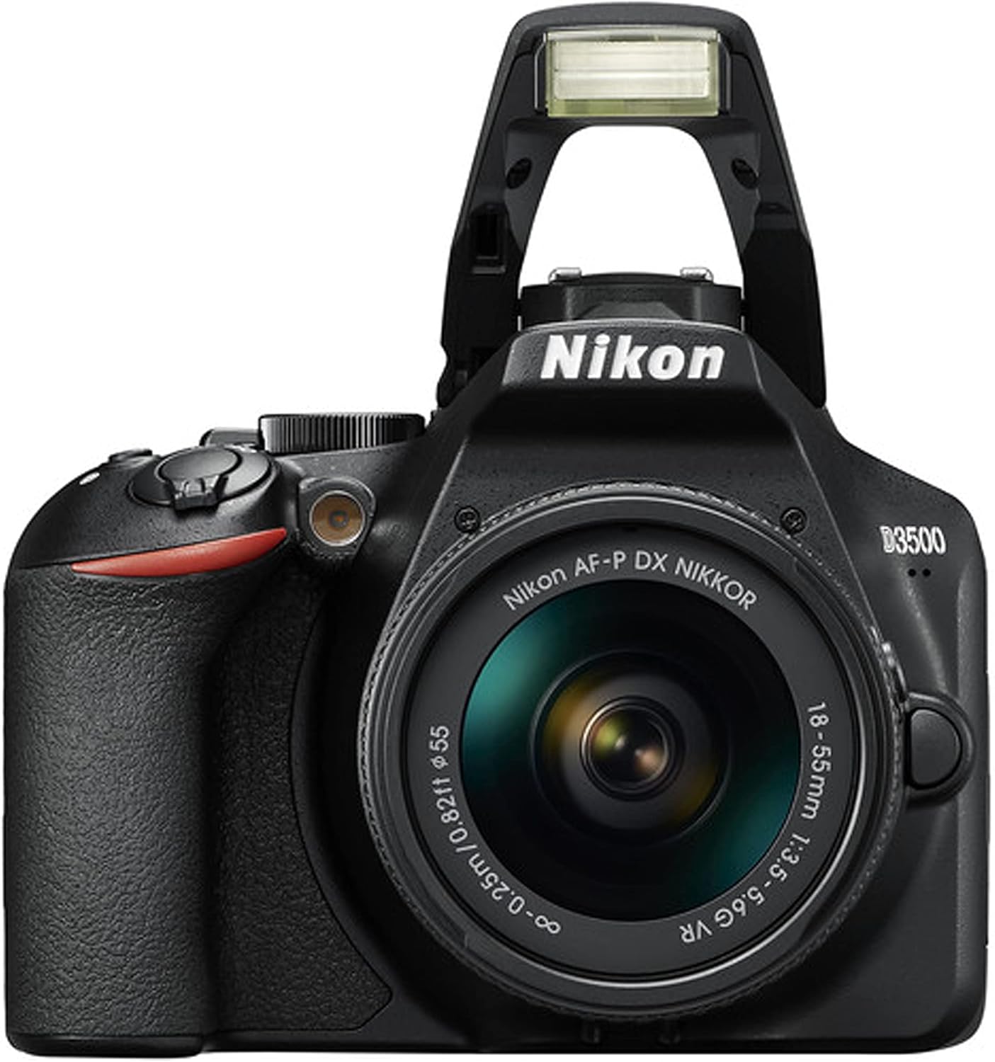 Nikon Paquete de cámara D3500 DSLR con lente VR de 0.709-2.165 in + memoria Extreme Pro Speed de 128 GB + filtros, lentes, funda de trípode, 2