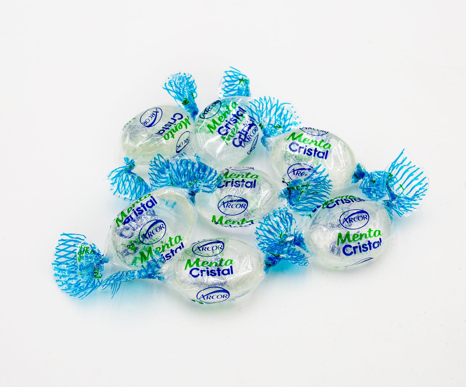 Arcor CRYSTAL MINTS Candy Individually Wrapped 2 lb  Bulk Bag, Mint Flavored (196 Pieces)