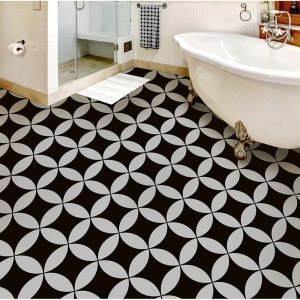 Nagoya – Plantilla de azulejos de cemento, azulejos japoneses de bricolaje, plantillas reutilizables para cambio de imagen del hogar (mediano 8 x 8 Nagoya – Plantilla de azulejos de cemento, azulejos japoneses de bricolaje, plantillas reutilizables para cambio de imagen del hogar (mediano 8 x 8