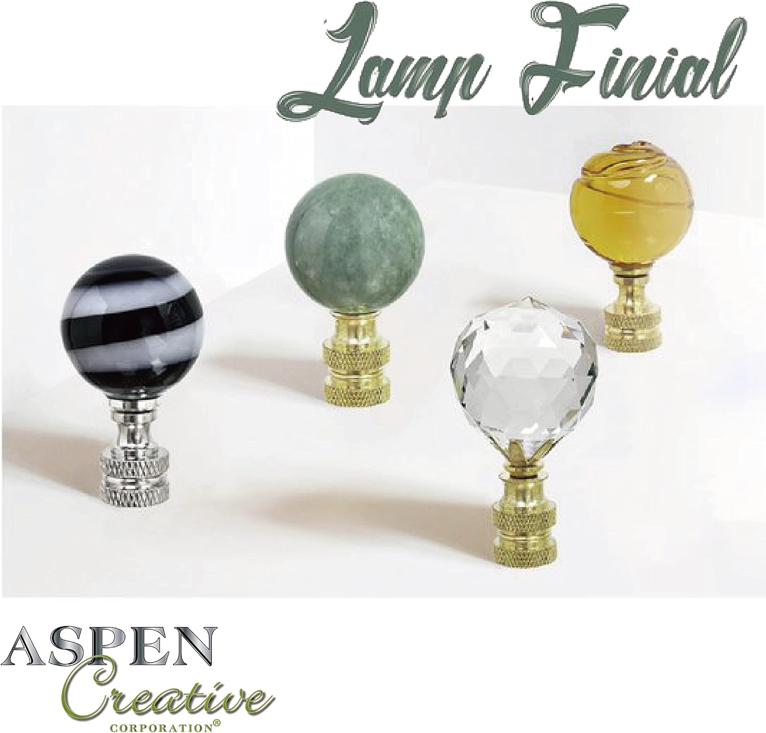 Aspen Creative 24007-31 Acabado de lámpara de cristal facetado ámbar en acabado chapado en latón, 2 14 pulgadas de alto (1 paquete), rojo