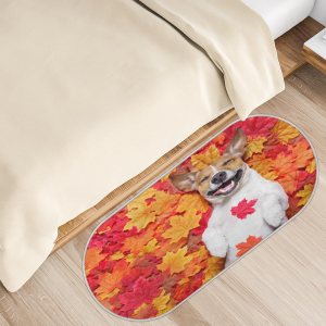 Maple Leaf – Tapete de baño de espuma viscoelástica para perro, suave, acogedor, absorbente de agua, antideslizante, tapete de baño de terciopelo Maple Leaf – Tapete de baño de espuma viscoelástica para perro, suave, acogedor, absorbente de agua, antideslizante, tapete de baño de terciopelo