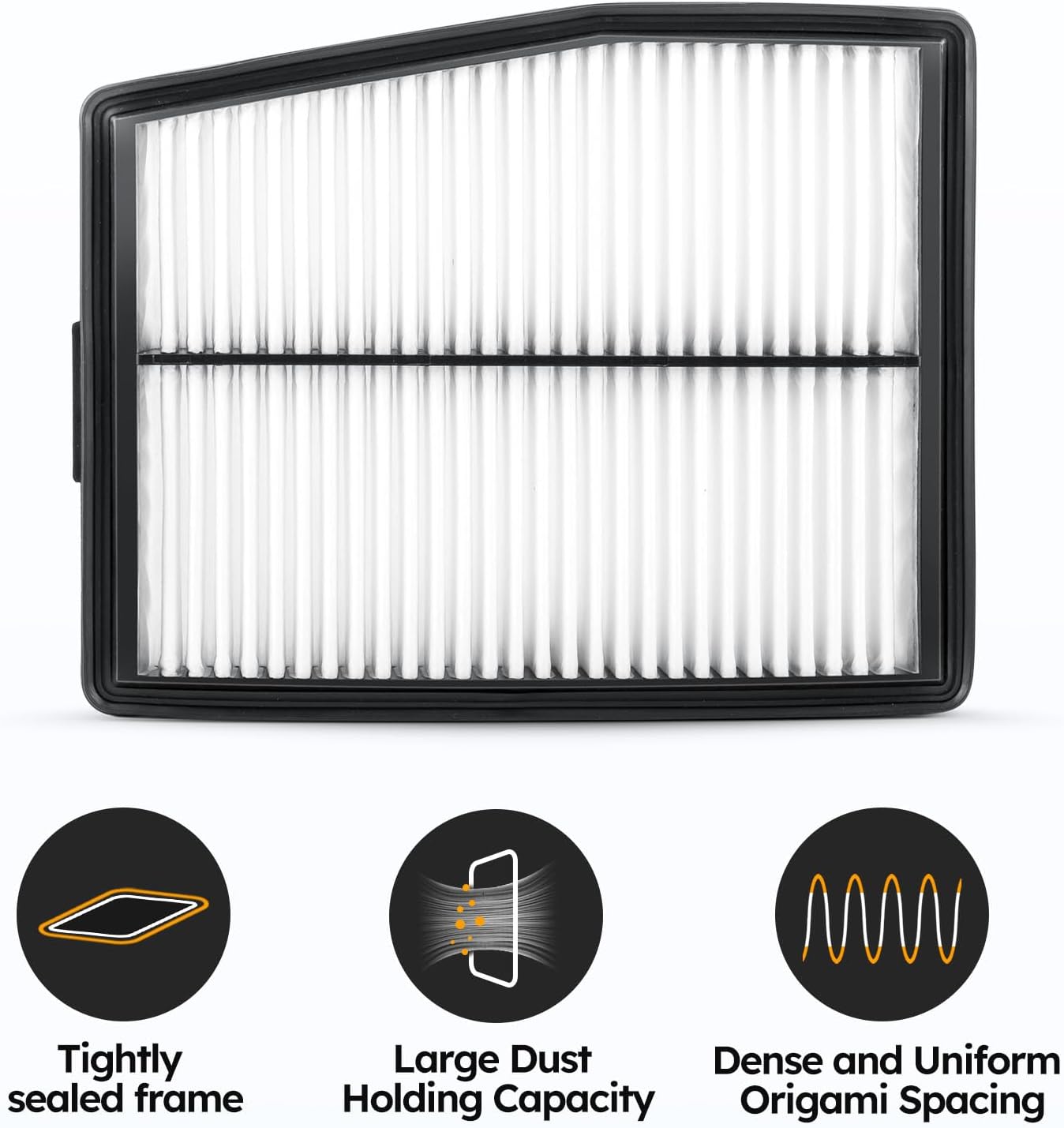 (Solo híbrido) 28113-L5100 Filtro de aire de motor para Hyundai Tucson 2020 2021, 2021 2022 HYUNDAI Santa FE 2021-2023 Hyundai Tucson 2021 2022 2023