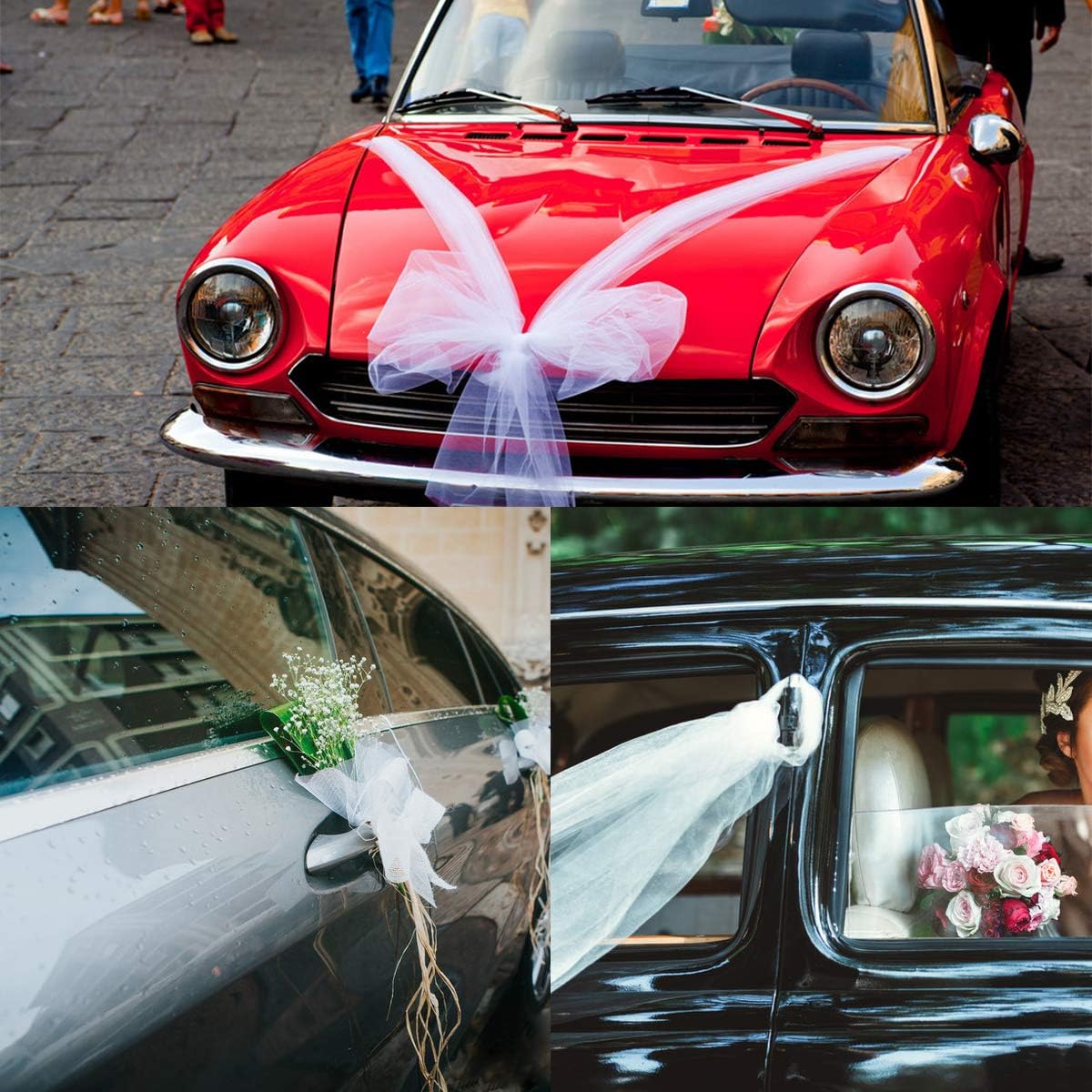 Rollos de tul, carrete de tela de tul de 6 pulgadas, carrete de perno de tela de tul para boda, falda tutú, manualidades, decoración de fiesta de