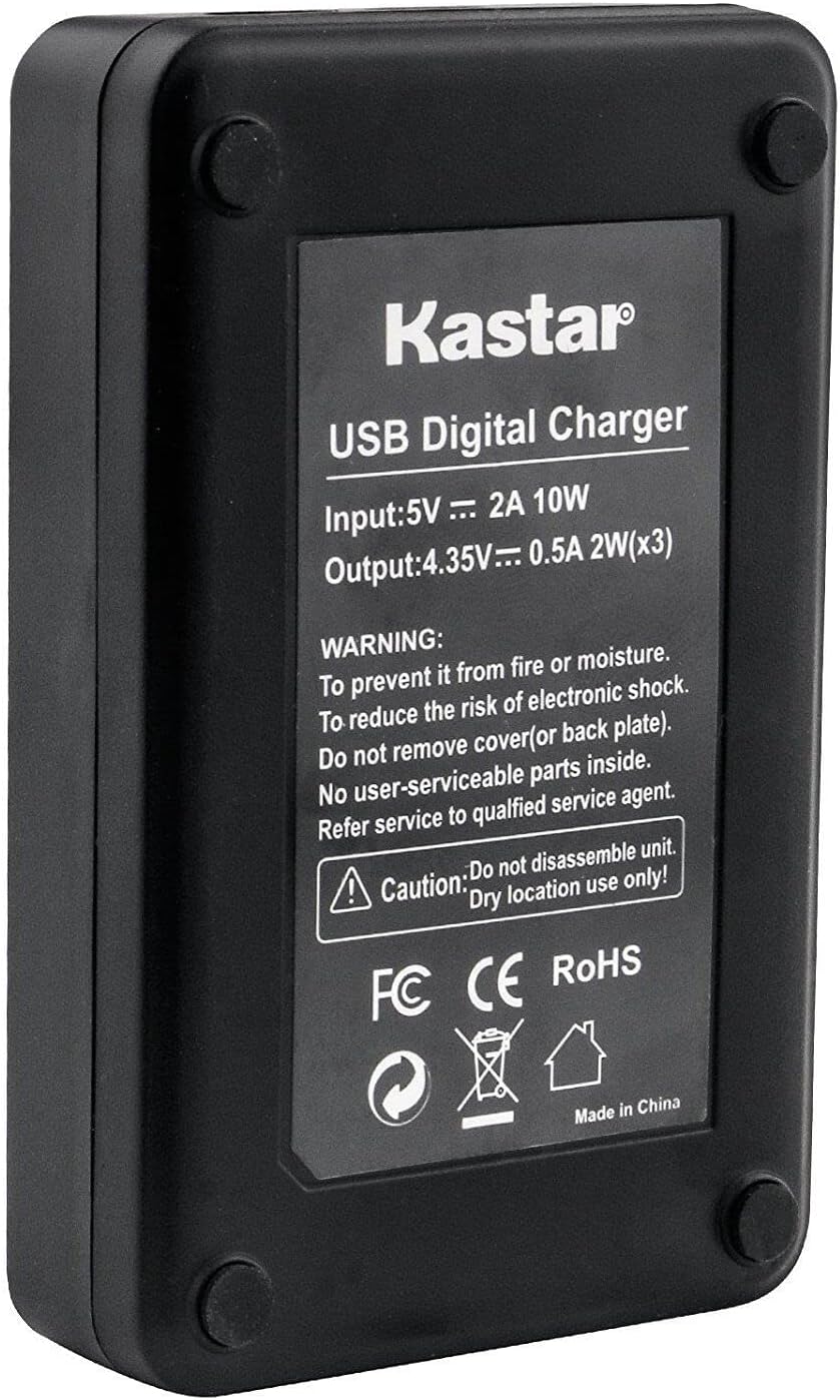 Kastar Paquete de 3 baterías NB-11L y cargador USB triple LCD compatible con Canon PowerShot A4050 A4050 es, SX400 es, SX410 es, SX420 es, ELPH 110