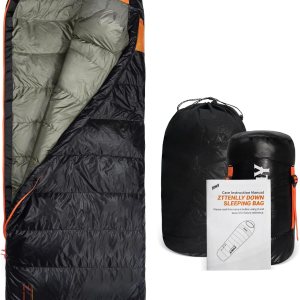 Saco de dormir de plumón para adultos, ligero y compacto para mochileros, camping y senderismo, 550600 FP, 02030 grados y saco de dormir de 4 Saco de dormir de plumón para adultos, ligero y compacto para mochileros, camping y senderismo, 550600 FP, 02030 grados y saco de dormir de 4