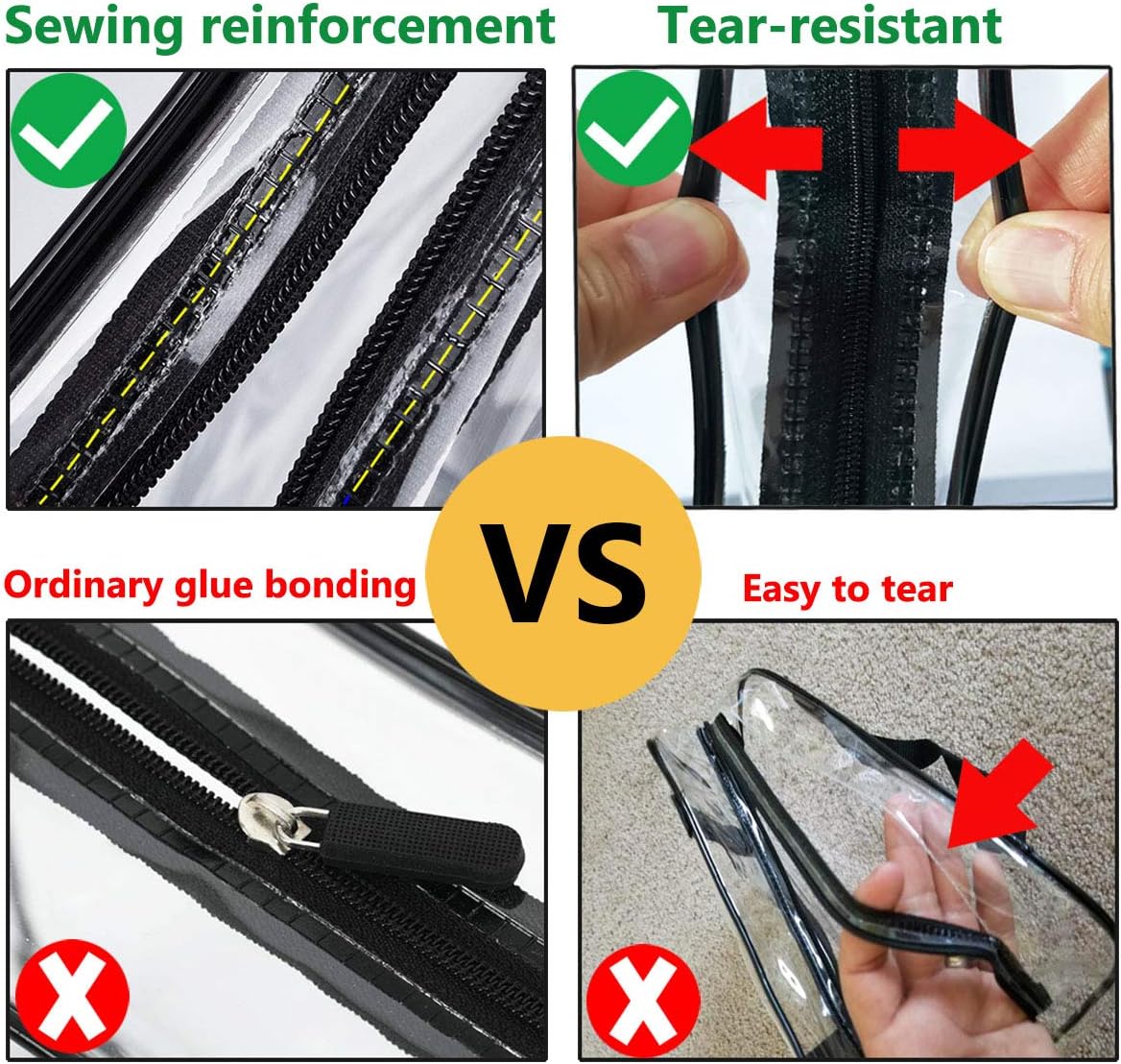 Neceseres de maquillaje, bolsas y estuches de plástico impermeable, bolsa de viaje de PVC transparente, organizador de cepillos para hombres y