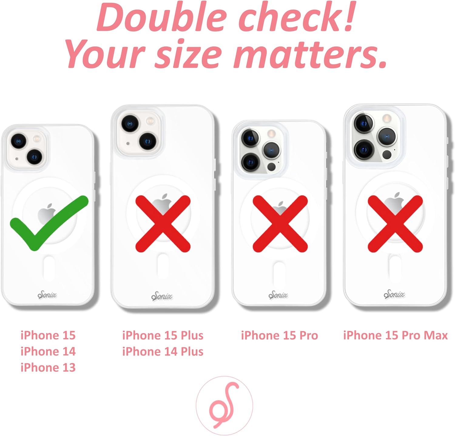 Sonix – Funda floral para iPhone 15, 14, 13, compatible con MagSafe, probada contra caídas de 10 pies, modelo Delilah (flor de dalia)