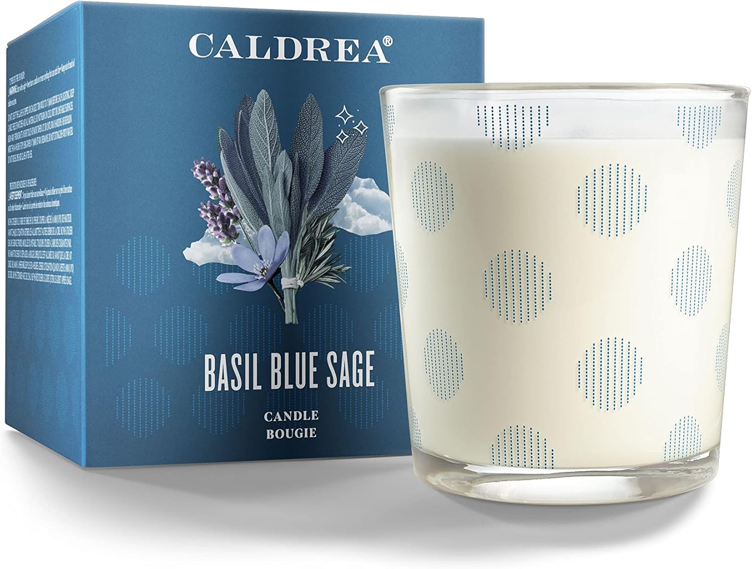 Caldrea Vela perfumada, fabricada con aceites esenciales y otros ingredientes cuidadosamente elegidos, 45 horas de tiempo de combustión, aroma a