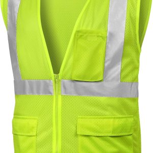 Glow Shield High Visibility Class 3 ANSI Safety Vest with Sleeves, Wide Reflective Stripes & Zipper Closure, S to 4XL Glow Shield High Visibility Class 3 ANSI Safety Vest with Sleeves, Wide Reflective Stripes & Zipper Closure, S to 4XL