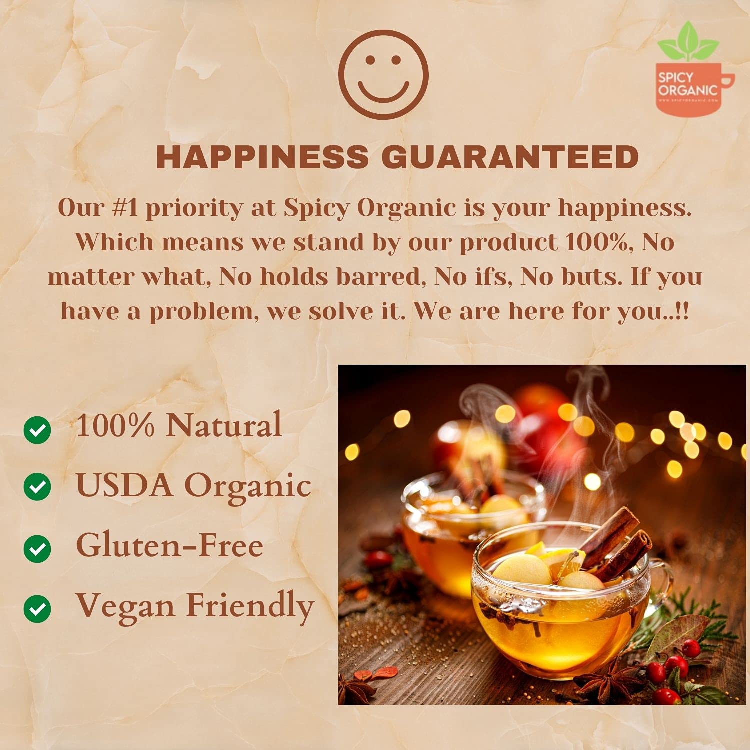 SPICY ORGANIC Palitos de canela  Pure USDA Organic  Palitos de canela sin OMG enteros  Ideal para añadir un sabor extra en la cocina, hornear y