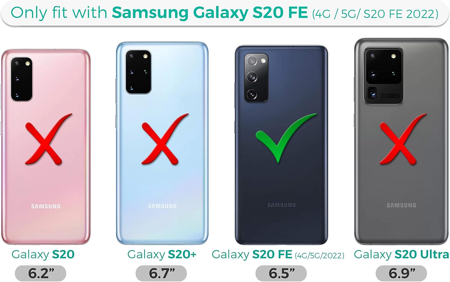 Glisten – Funda para Samsung Galaxy S20 FE 2022, S20 FE (4G  5G) – Diseño geométrico de mármol azul impreso delgado y lindo plástico duro funda