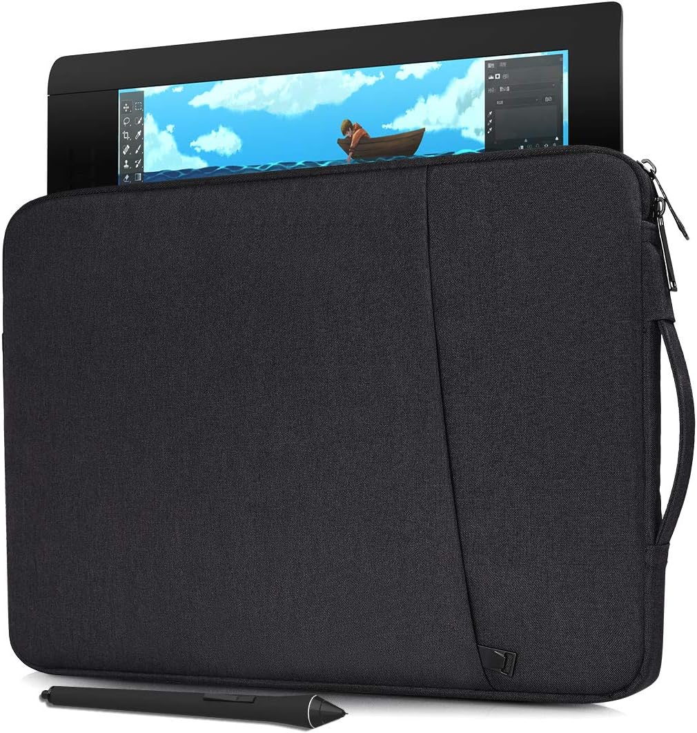 Funda protectora para tableta de dibujo para Wacom Cintiq Pro 16Cintiq 16, funda de transporte Wacom (negro)