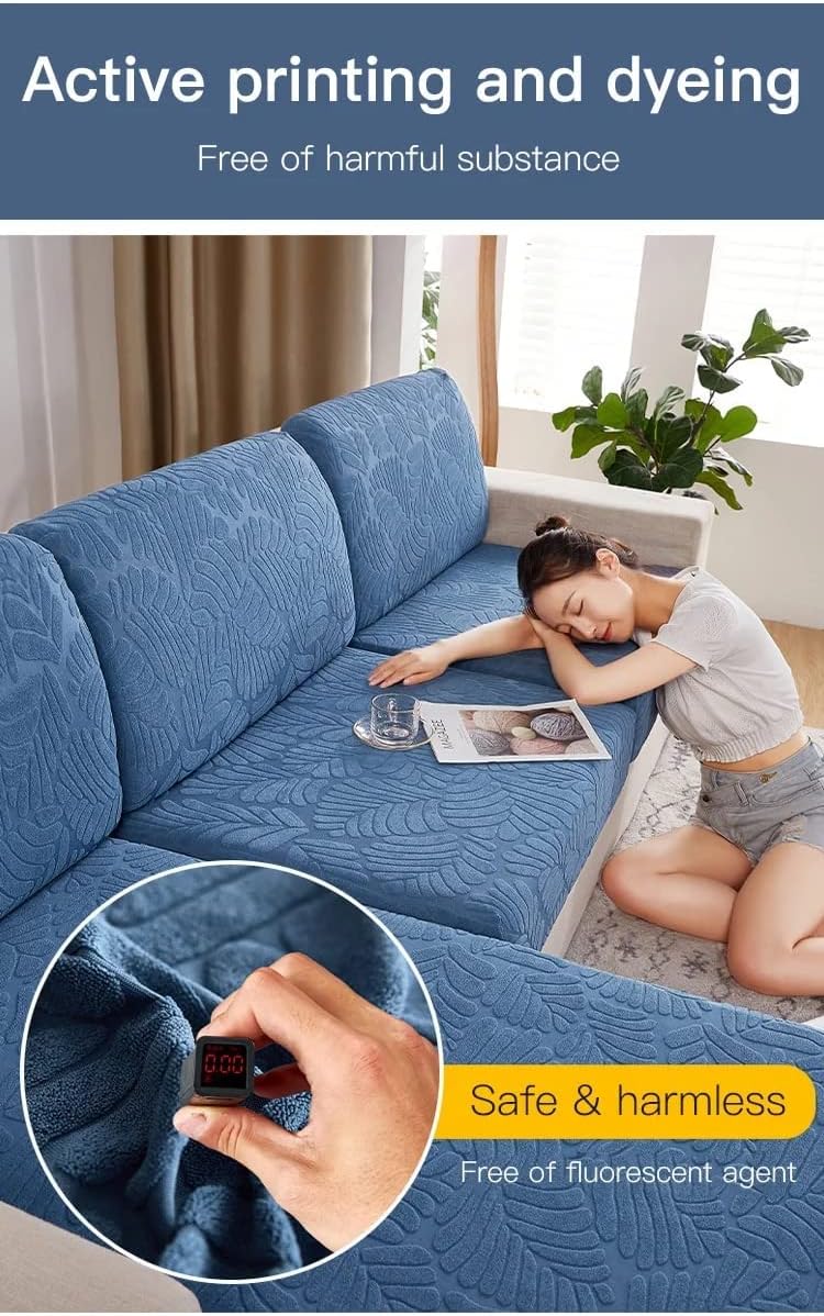 Fundas mágicas para sofá, clásicas, universales, resistentes al desgaste, en forma de L, funda de sofá mágica en forma de L, funda de sofá universal