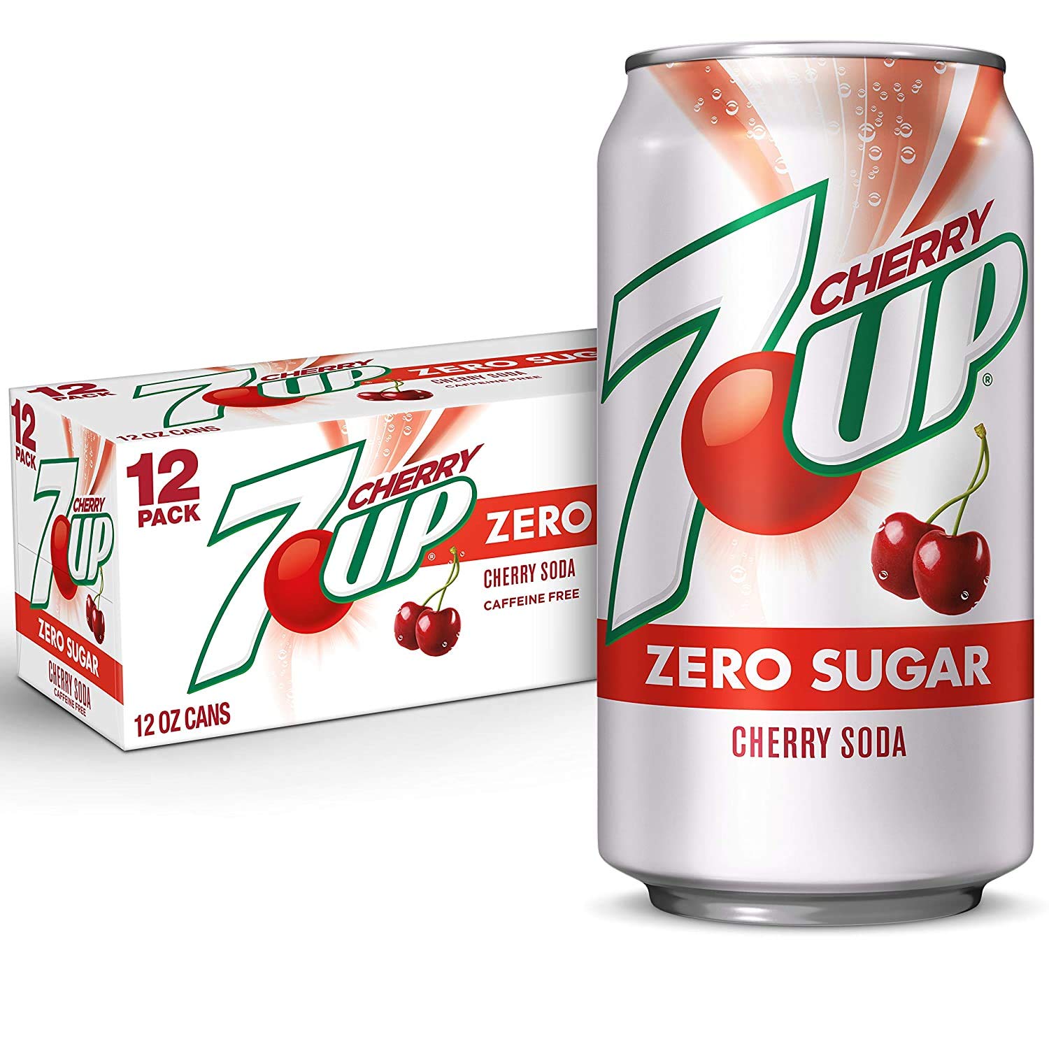 7-UP Diet – Bebida suave de cereza, 12 onzas líquidas (paquete de 24)