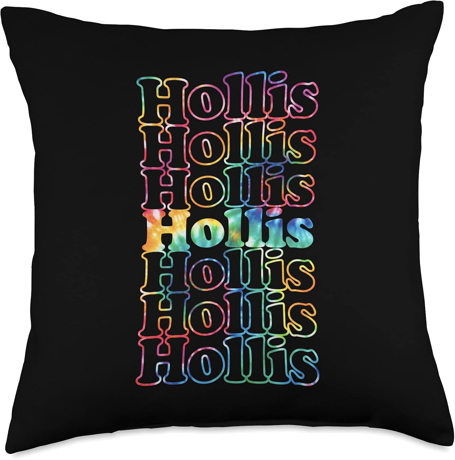 Hollis Tie Dye Throw Pillow, 18×18, Multicolor
