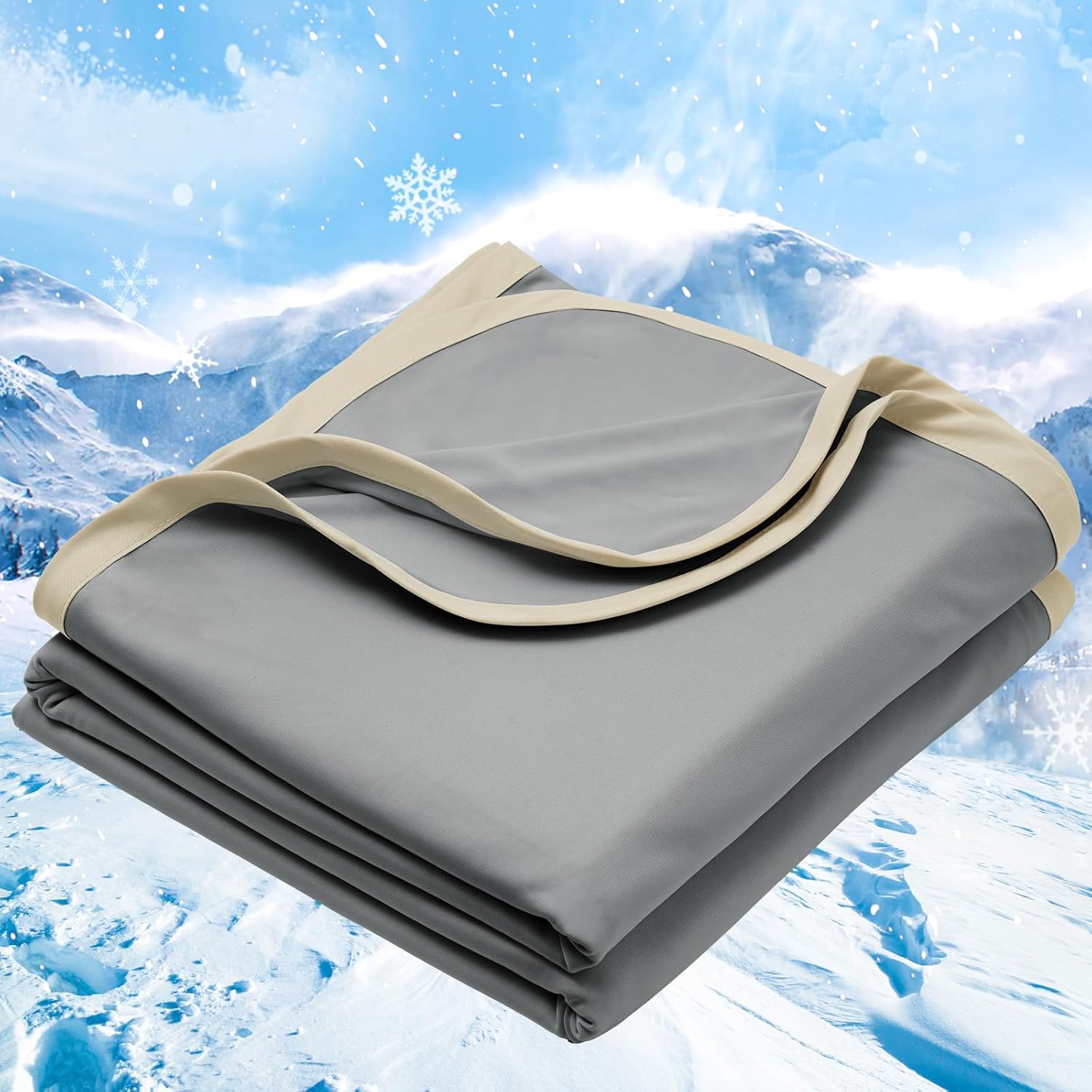 PHF Arc-Chill Q-Max0.5 – Manta refrescante doble para personas que duermen con calor y calor en tamaño individual, con doble refrigeración, absorbe