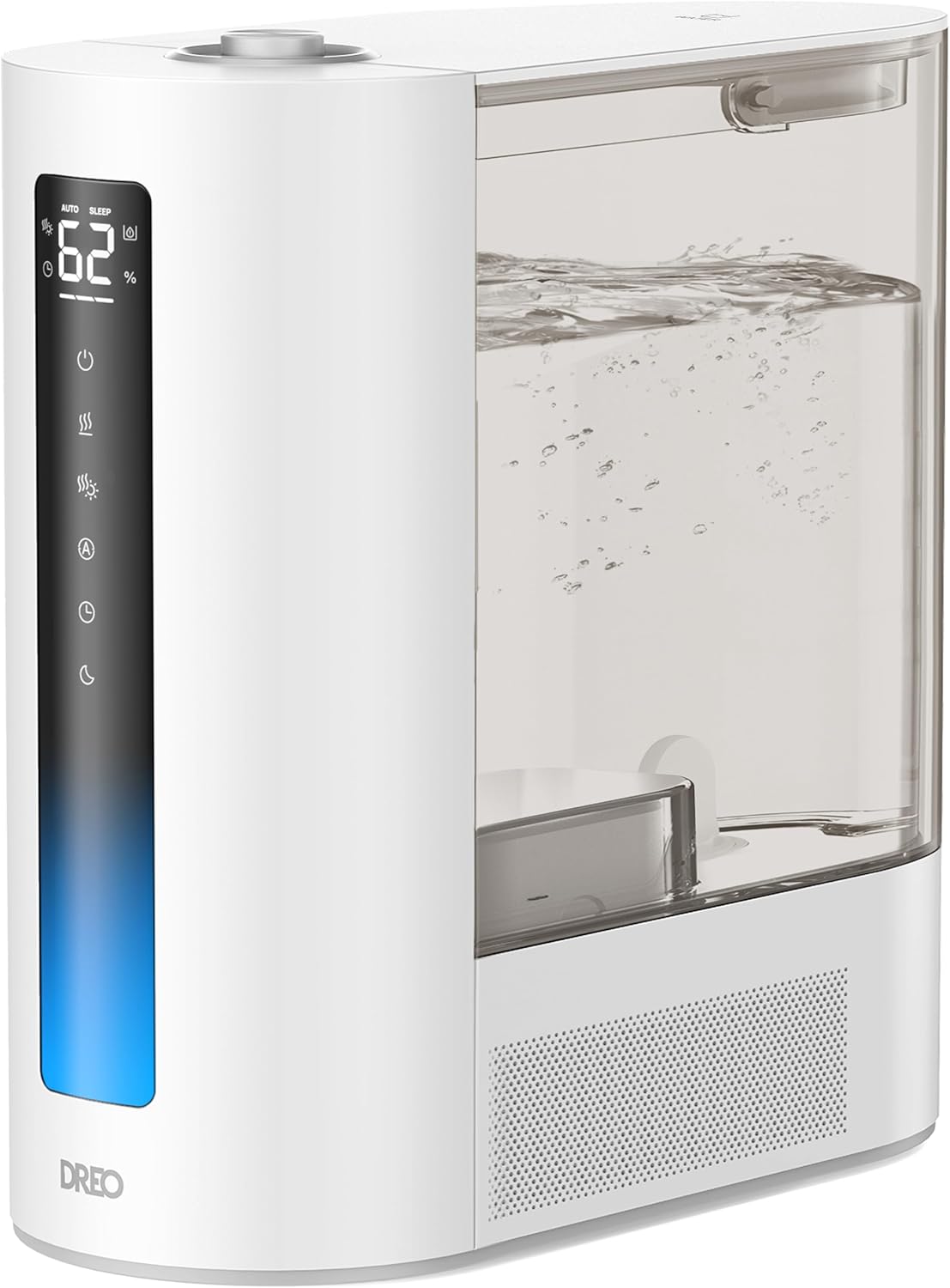 Dreo Humidificadores de 6L para dormitorio y habitación grande, humidificador de niebla fría y cálida para plantas, con sensor de humedad preciso,