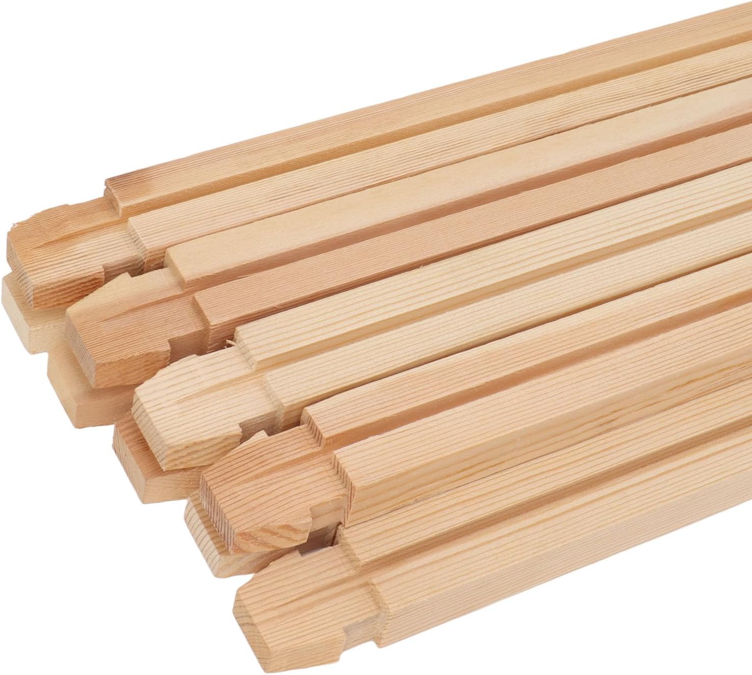TOPINCN 10 Set Beehive Frames and Foundations Nest Foundation Sheets Beekeeping Bee Frame Shallow Box Supplies Honey Bee Deep Beehive Frames