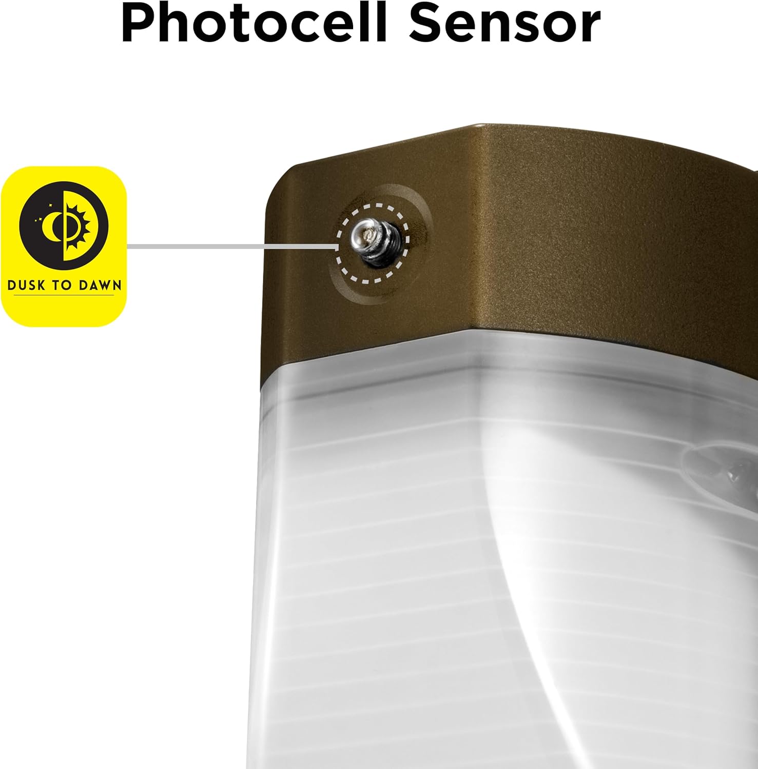 Feit Electric Paquete de luces LED de pared para exteriores de 40 W con fotocélula del atardecer al amanecer, luz de seguridad montada en la pared,