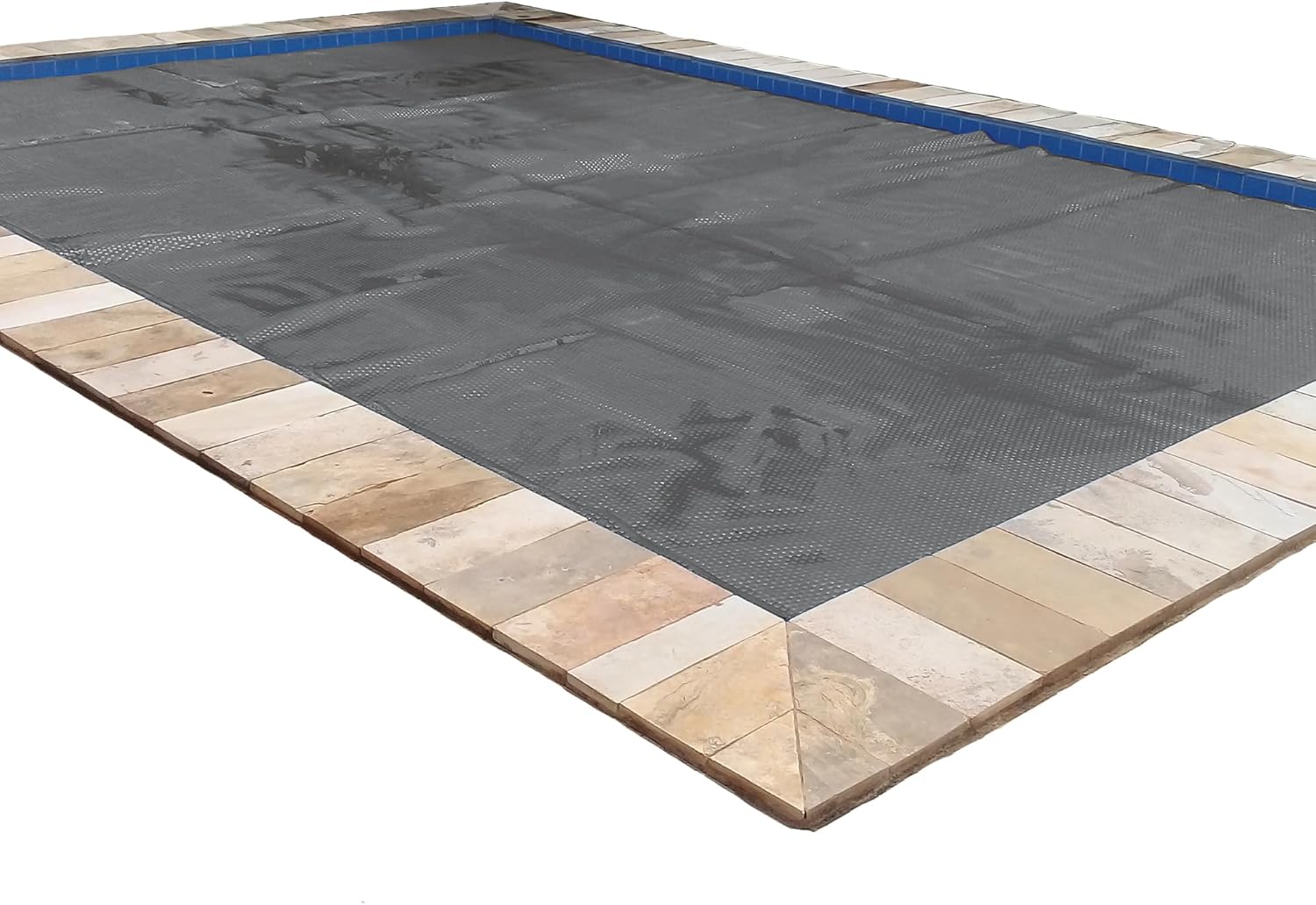 In The Swim Cubierta solar rectangular ultra plateada de 20′ x 40′ para piscina solar de 16 mil para calefacción solar sobre el suelo piscinas y