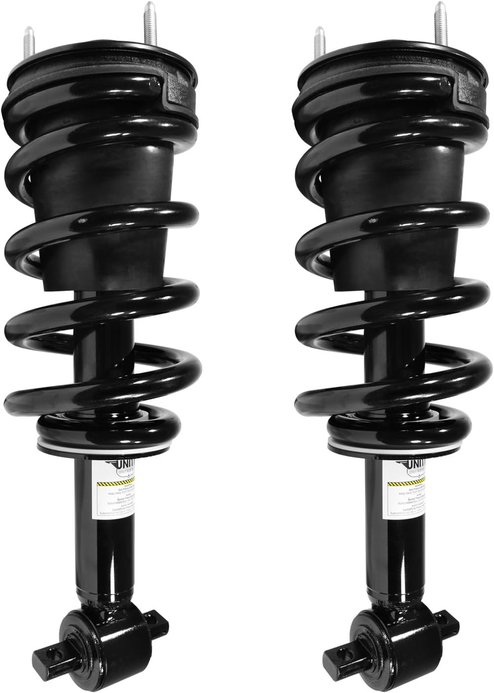 Unity Automotive 2-11580-001 Kit completo de montaje de puntal de 2 ruedas delanteras 2007-2013 Chevrolet Silverado