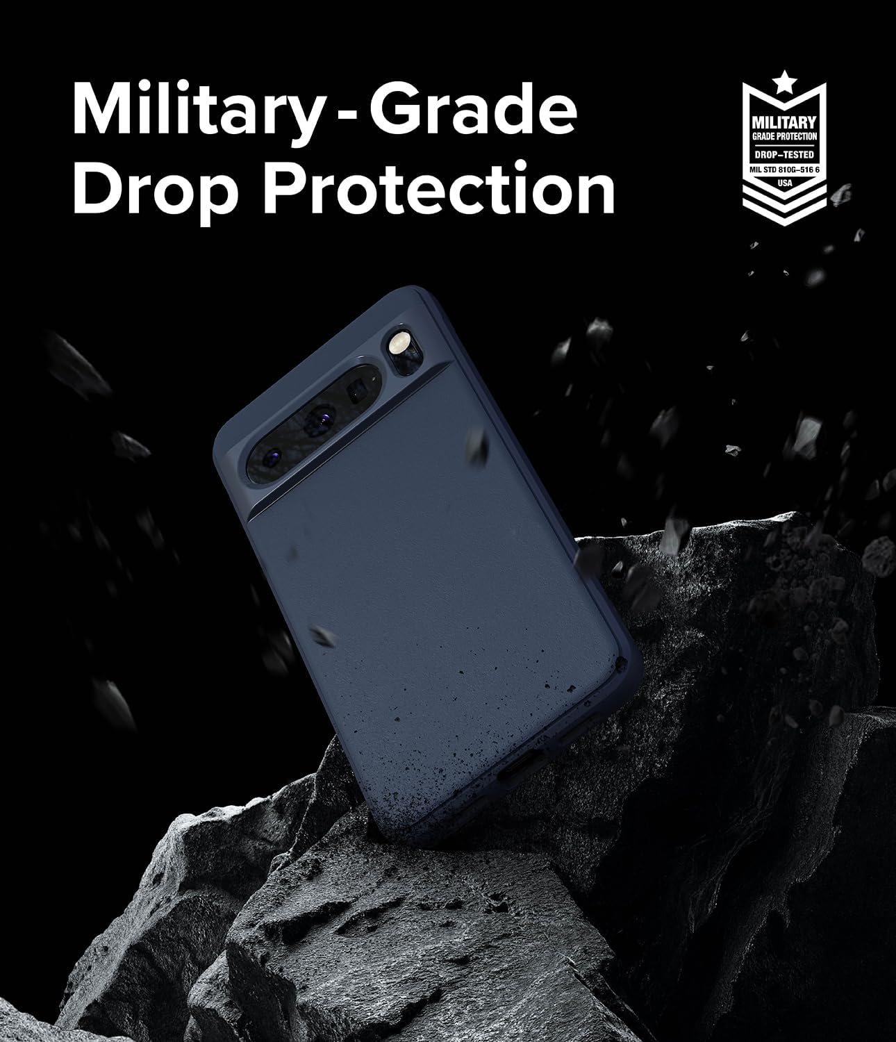 Ringke Onyx Se siente bien en la mano Compatible con Google Pixel 8 Pro, tecnología antihuellas que evita manchas grasas, agarre mejorado