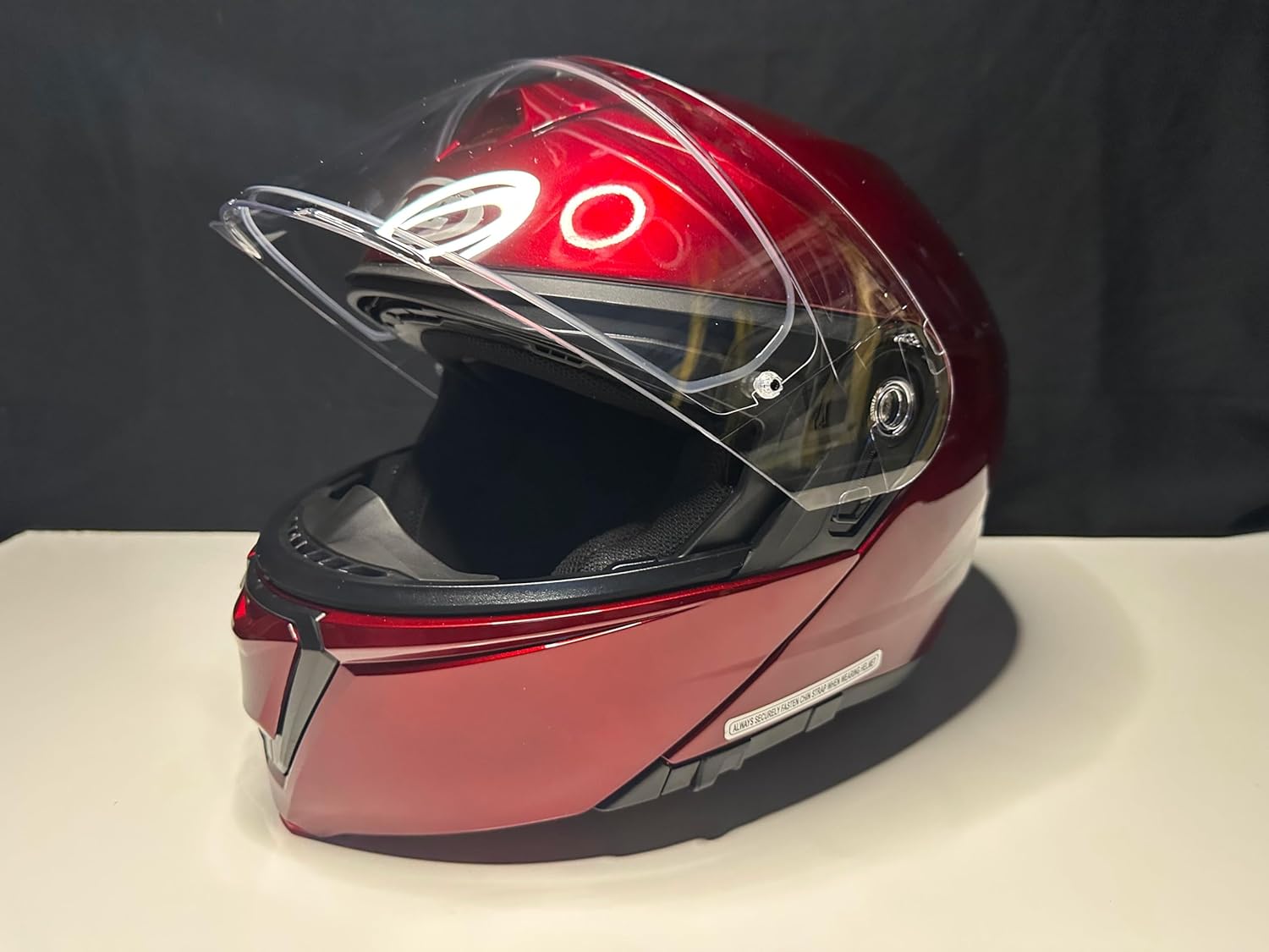 The Helmet Shop HJ-33 Shield Visor de repuesto para cascos de motocicleta i90 (inserto antivaho DKS267)