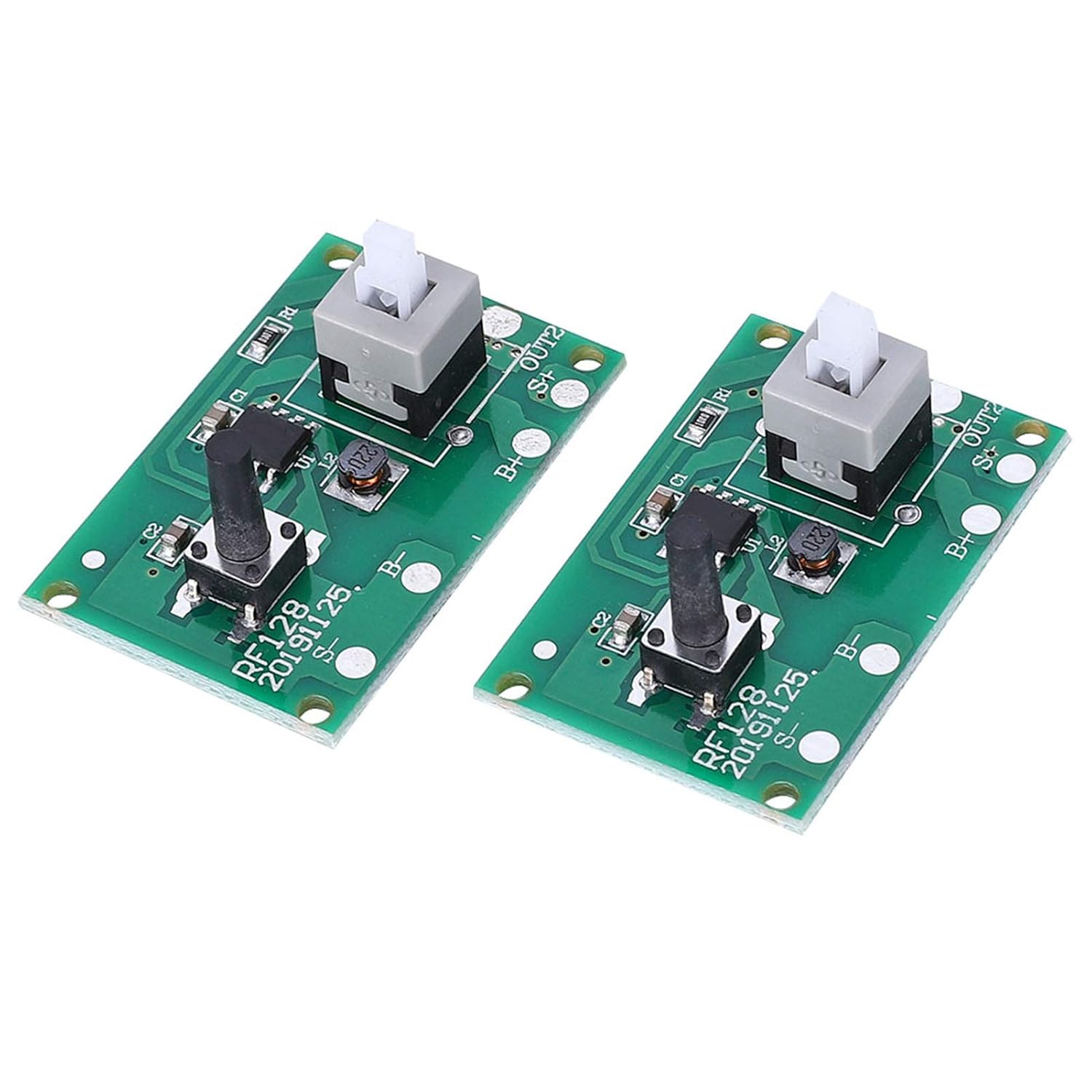 Oumefar Módulo controlador de cadena de lámpara solar, placa de circuito de 1.2 V con 8 modos y accesorios de luz de interruptor, corriente máxima