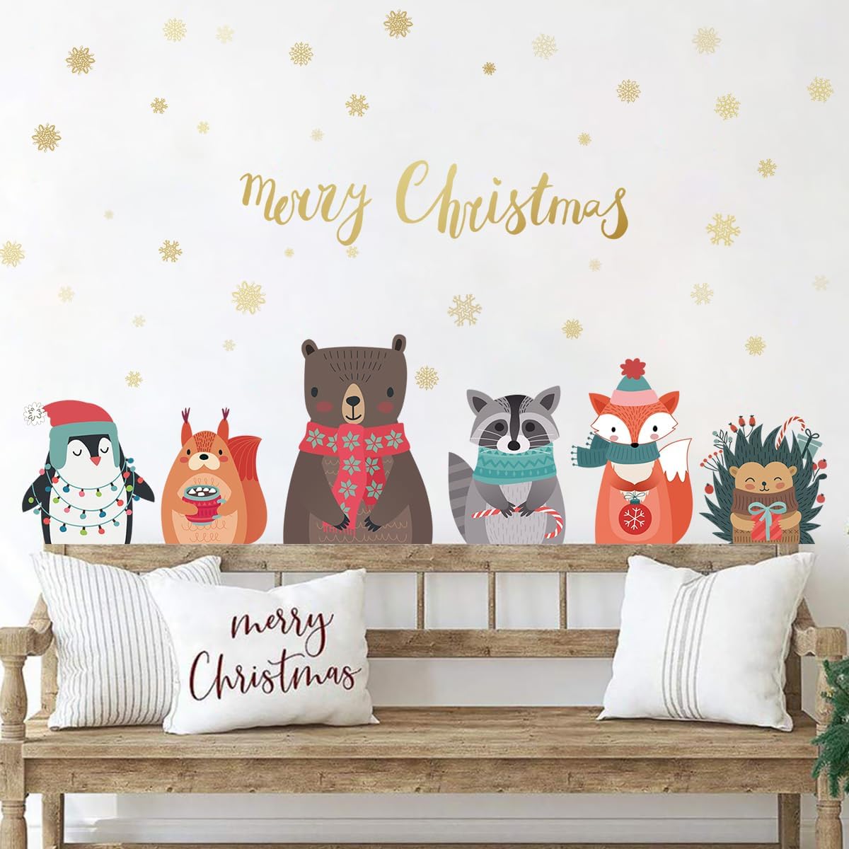 Calcomanías de pared de Navidad, calcomanías de pared de Navidad extraíbles, calcomanías de pared de Navidad, calcomanías de pared de Navidad,