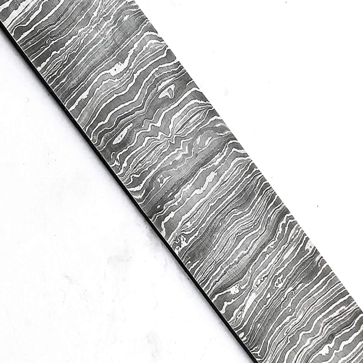 PAL 2000 KNIVES Barra de acero de Damasco hecha a mano  Patrón de hoja en blanco de Damasco de palanquilla de acero de Damasco personalizado 12″ x